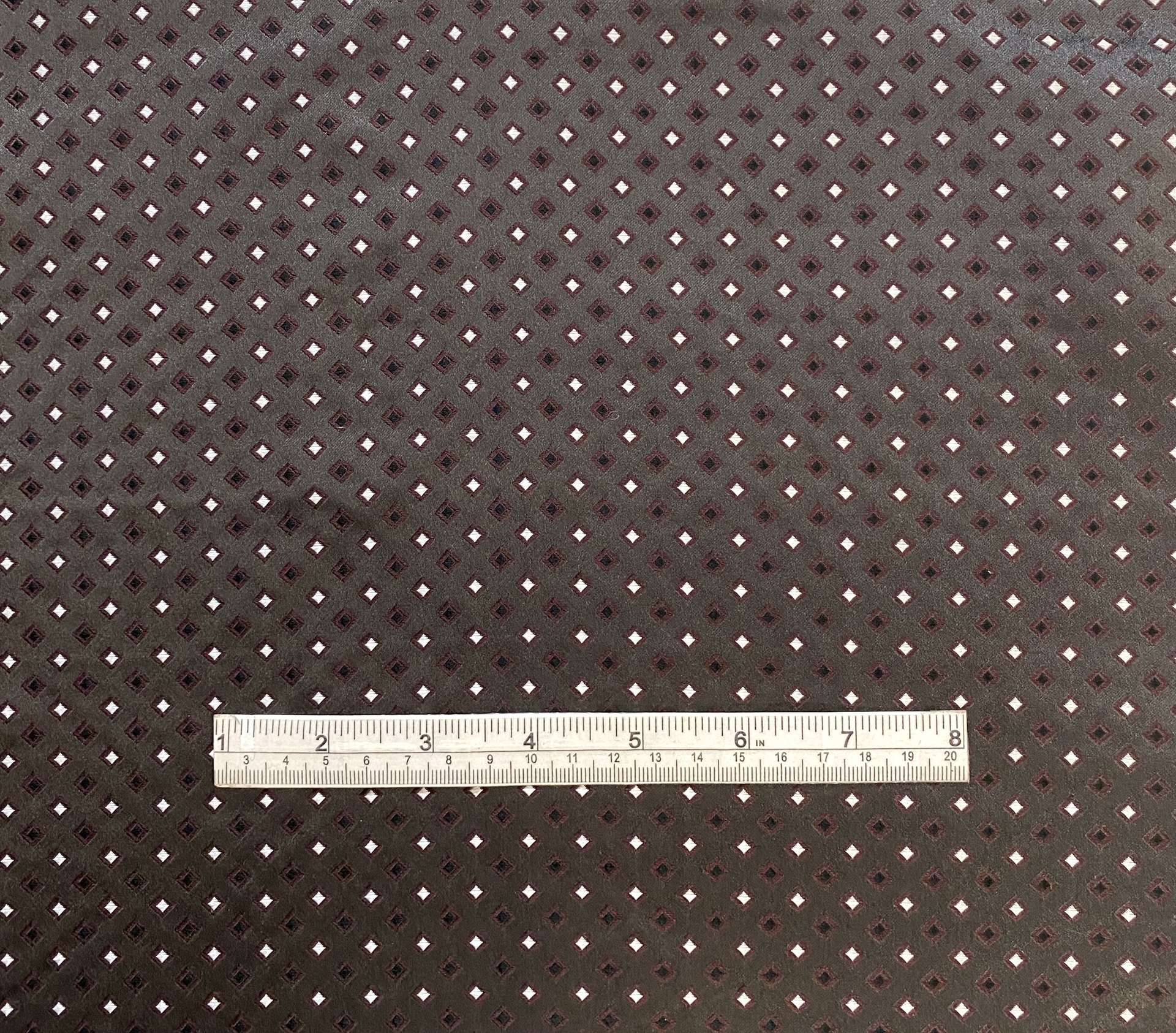 Italian Silk Tie Brocade Fabric in Warehouse