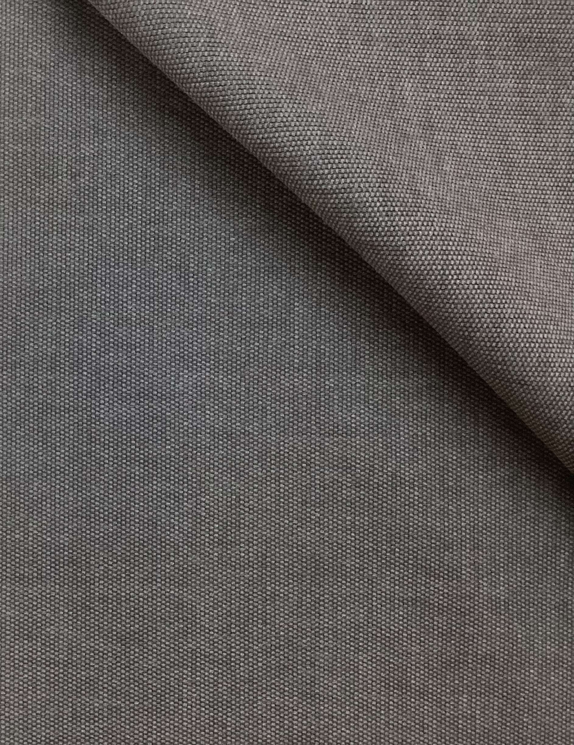 Made in Italy Brushed Cotton Upholstery Canvas in Coal