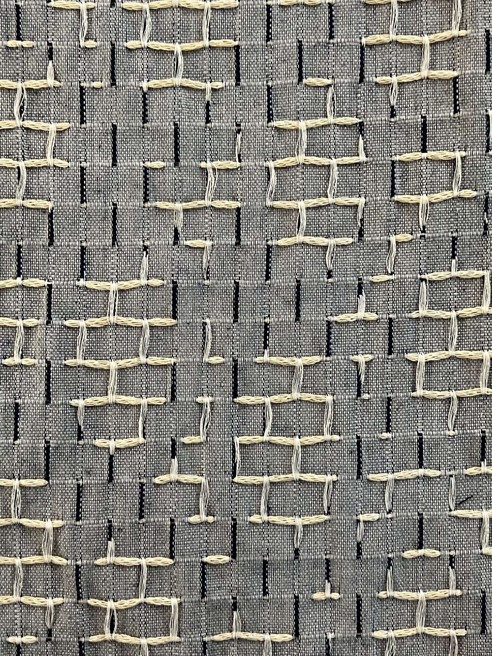 Novelty Woven Cotton in Navy