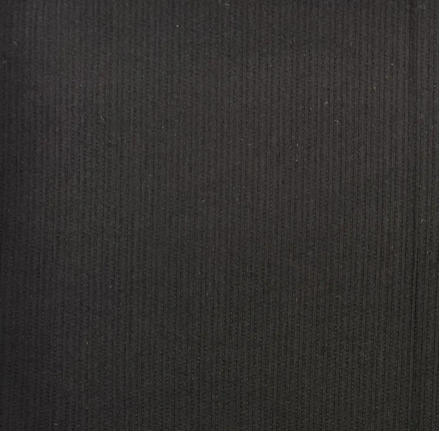 Japanese Textured Cotton Stitched Stripe in Black