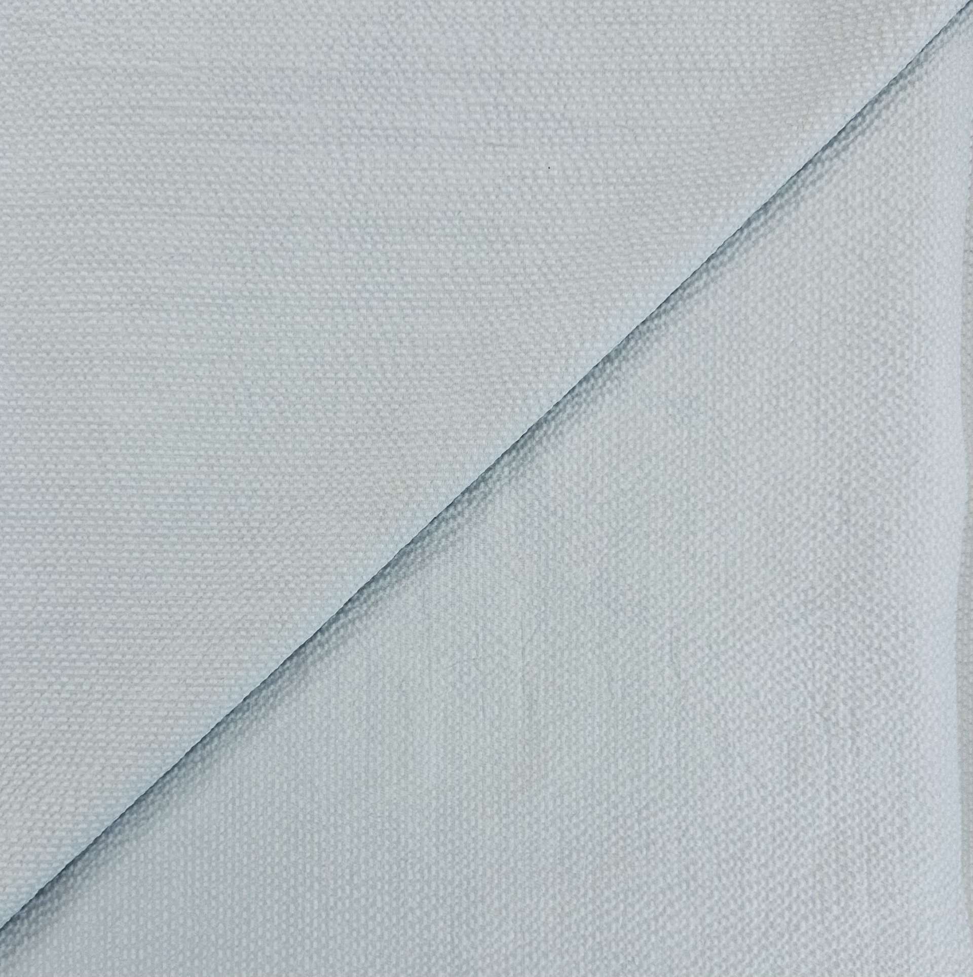Imported Cotton Seersucker in Powder Grey