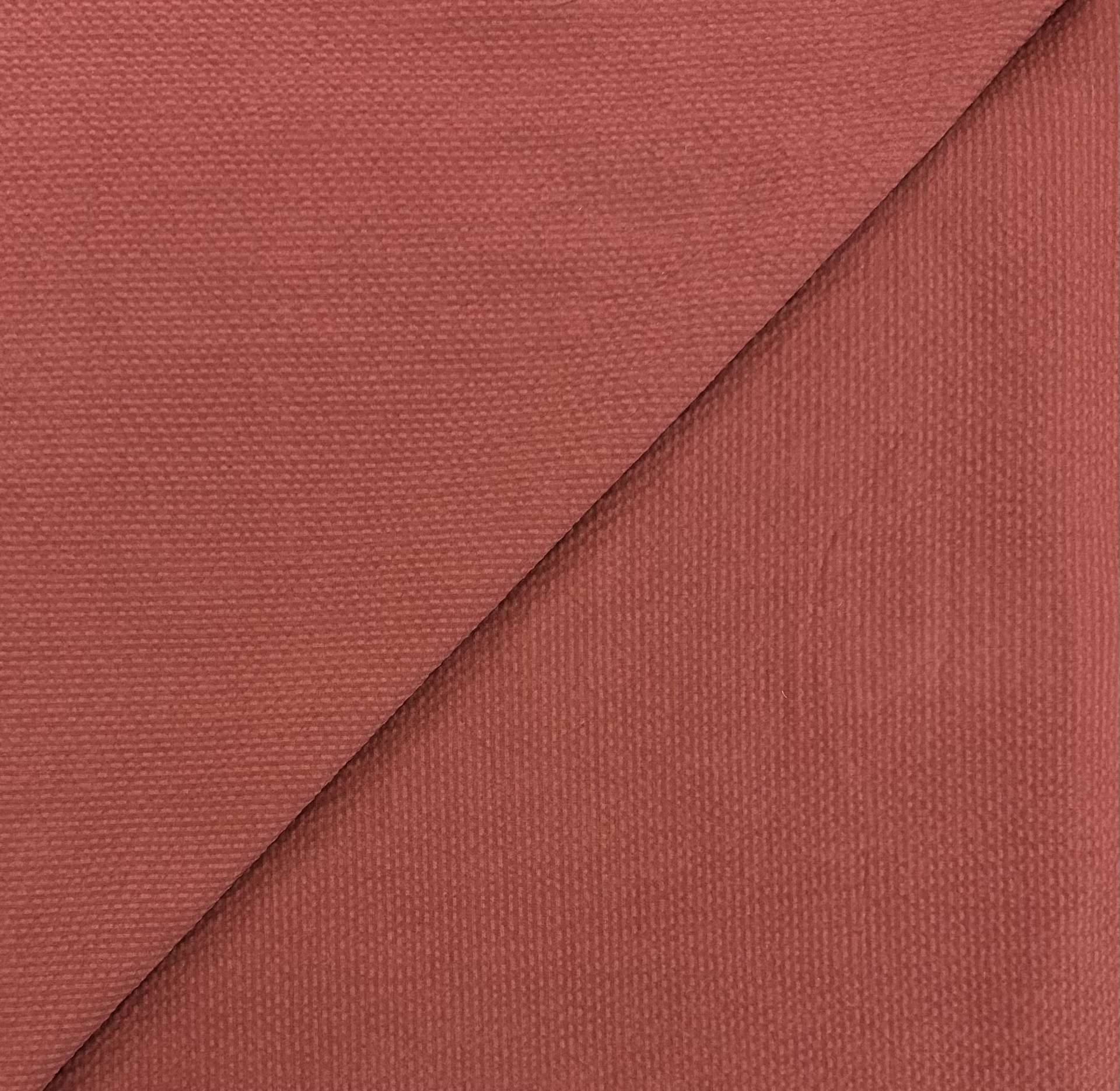 Imported Cotton Seersucker in Barn Red