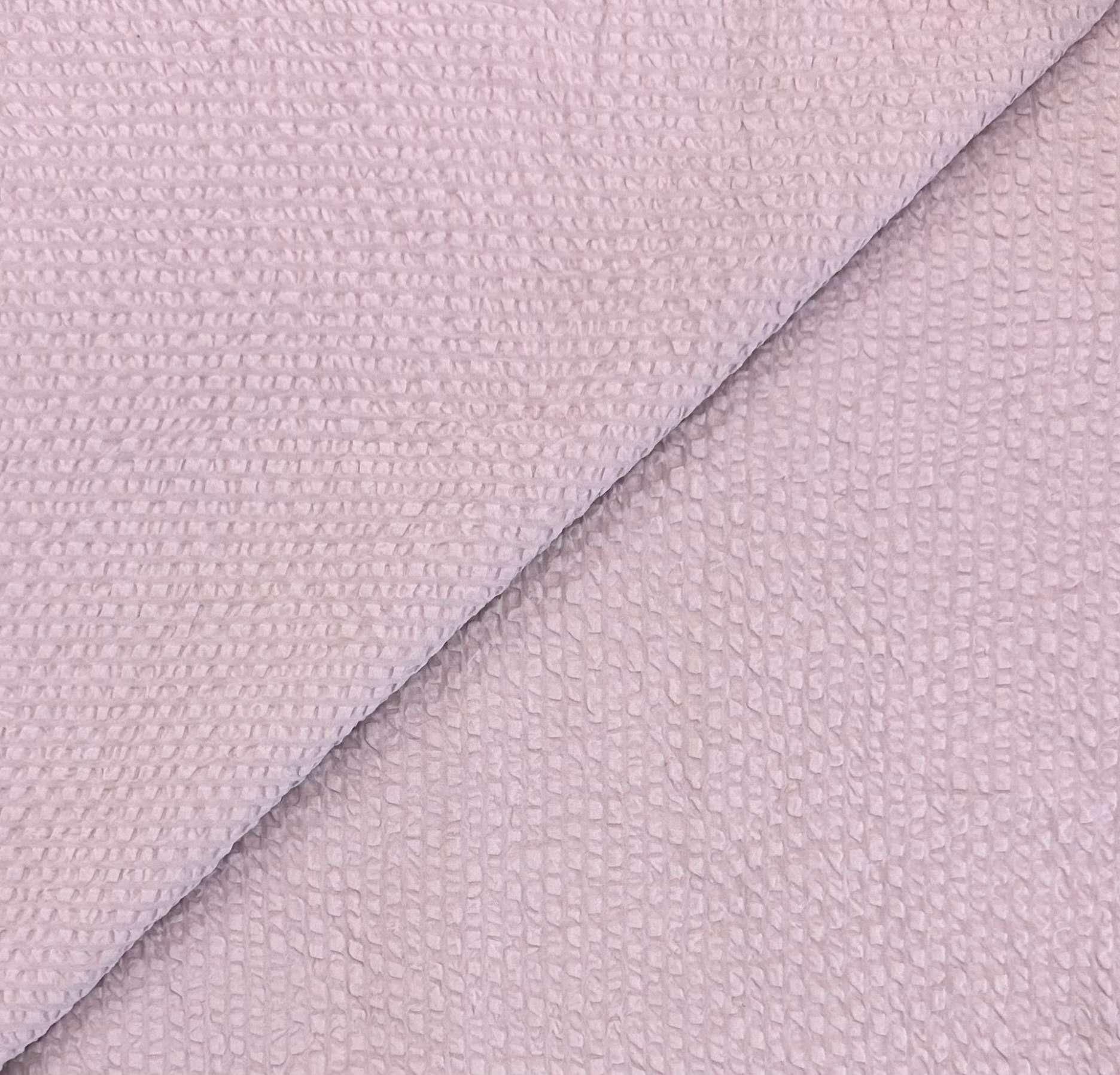 Imported Cotton Seersucker in Lavender