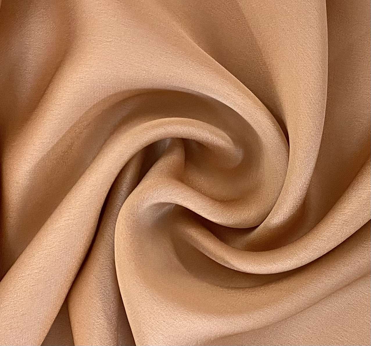 Silk Satin Georgette in Nude