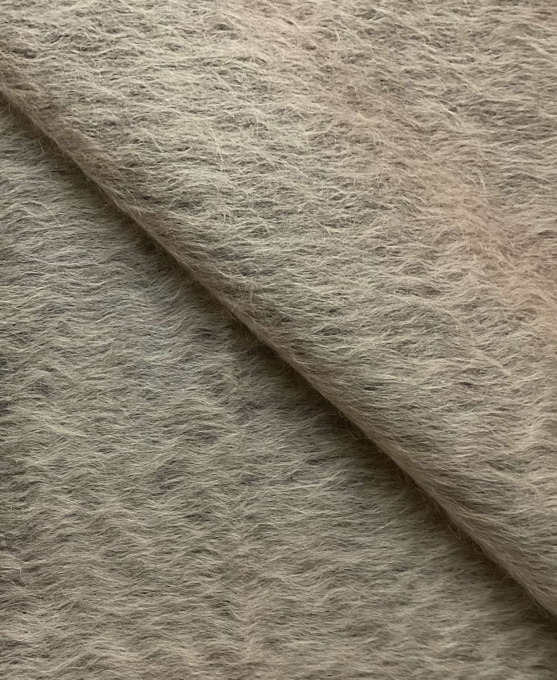Made In Italy Wool & Mohair Lightweight Coating In Cement