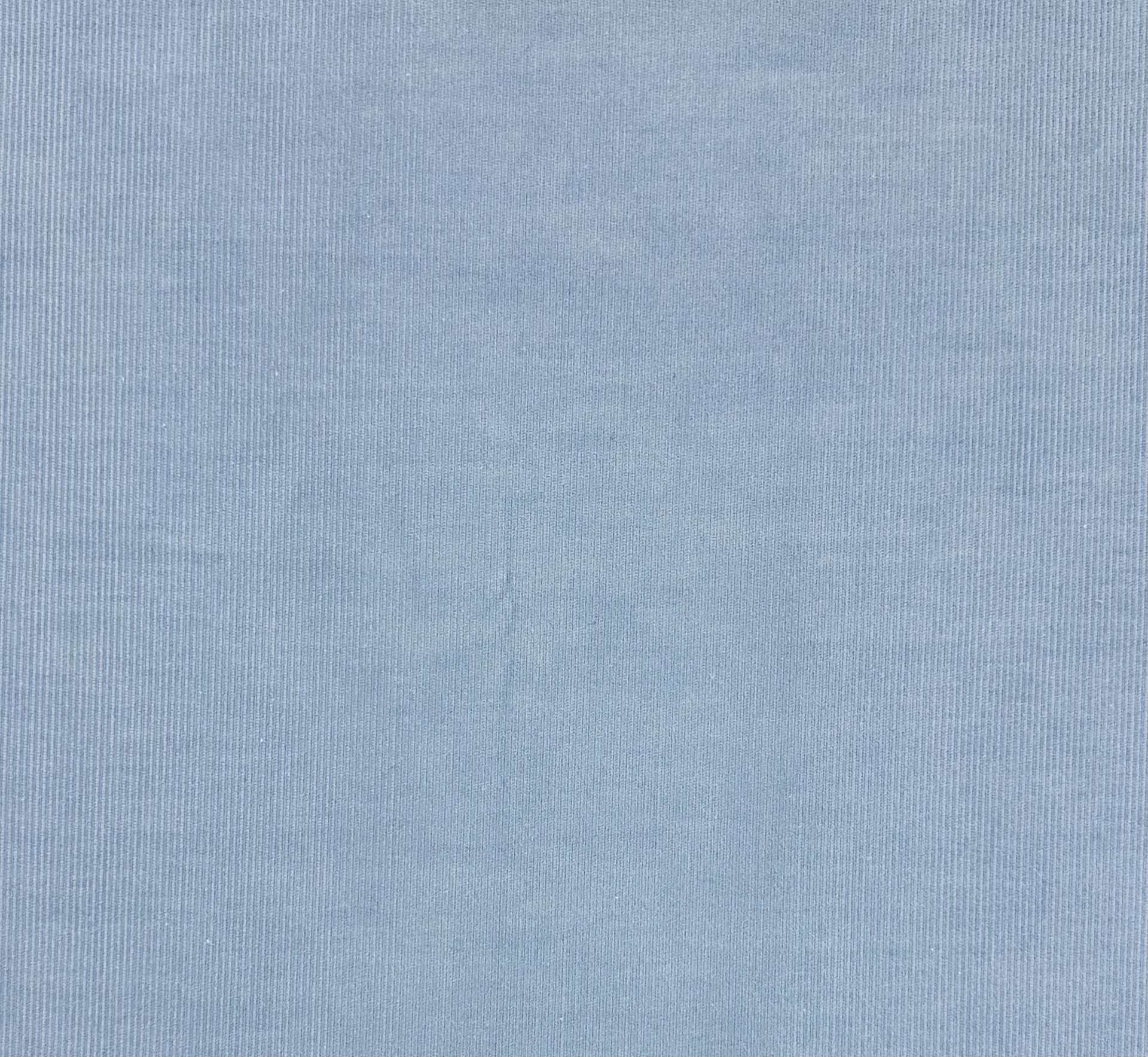 Made in Italy Cotton Corduroy in Light Blue