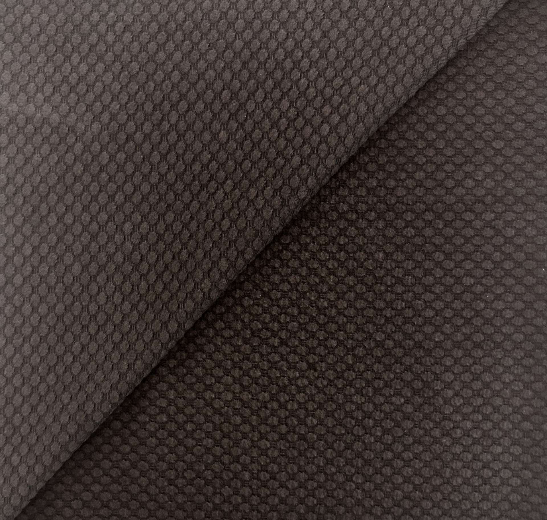 Japanese Polyester Blend Novelty Knit in Chocolate