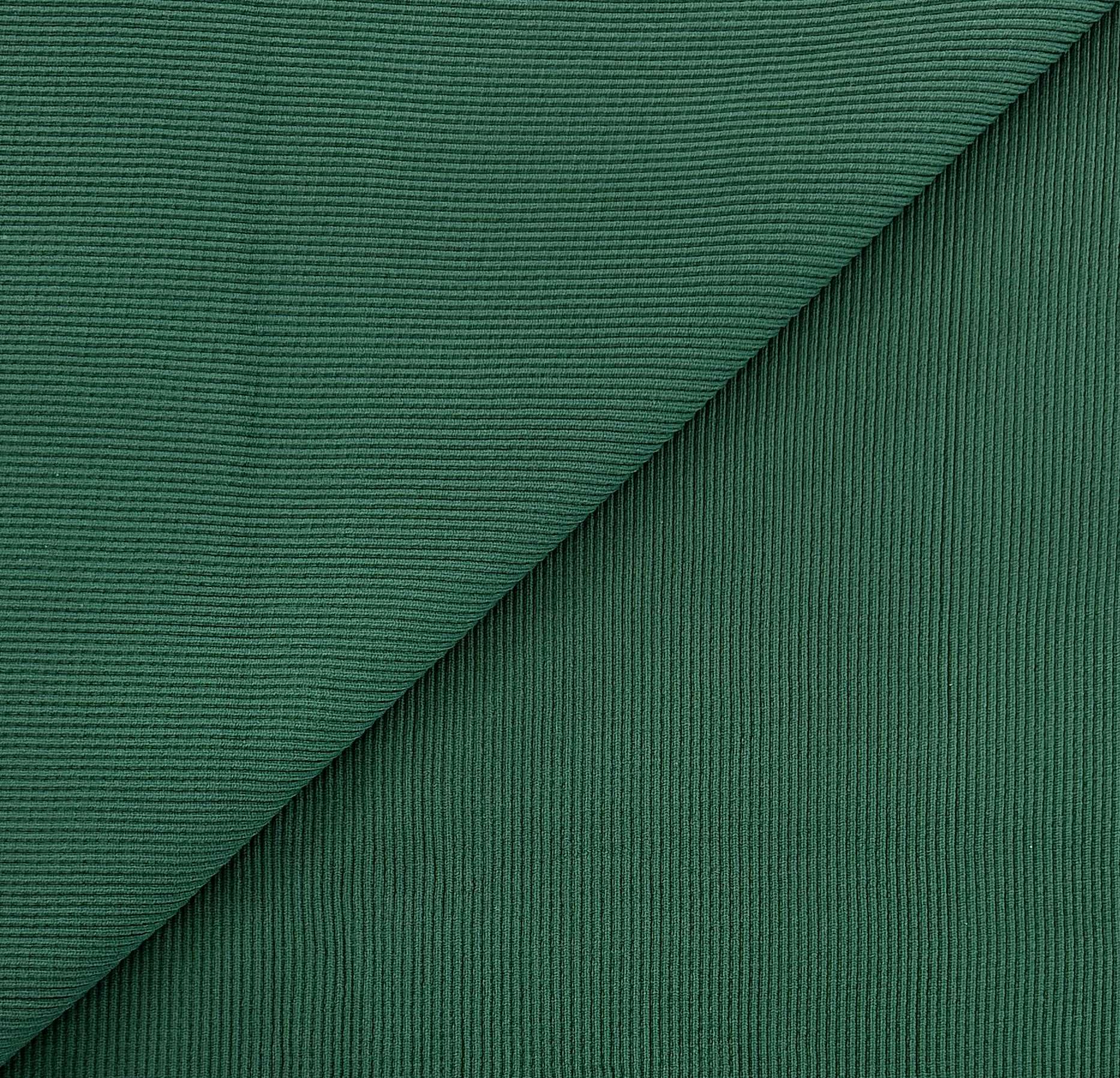 Made In The USA Medium Weight Rib Knit in Dark Green