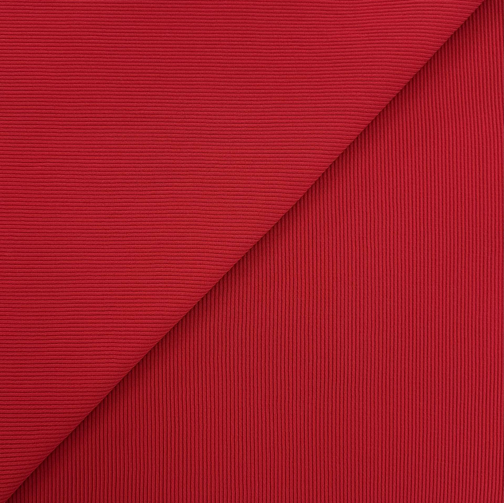 Made In The USA Medium Weight Rib Knit in Red