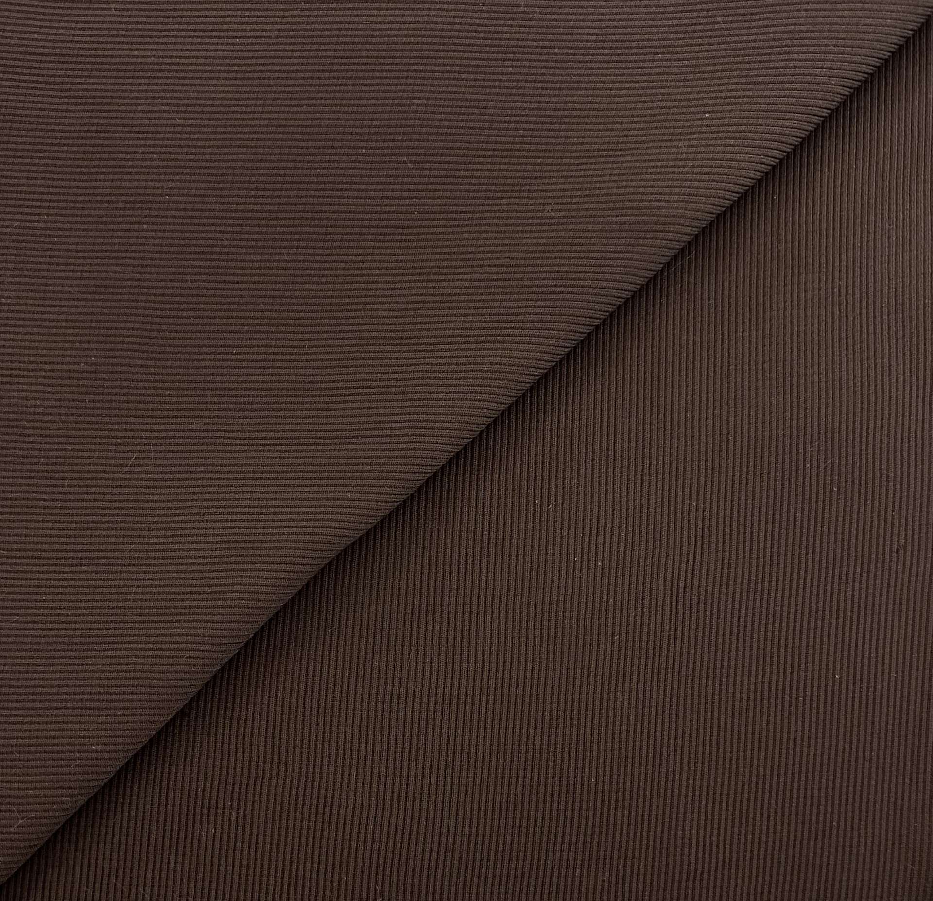 Made In The USA Medium Weight Rib Knit in Chocolate
