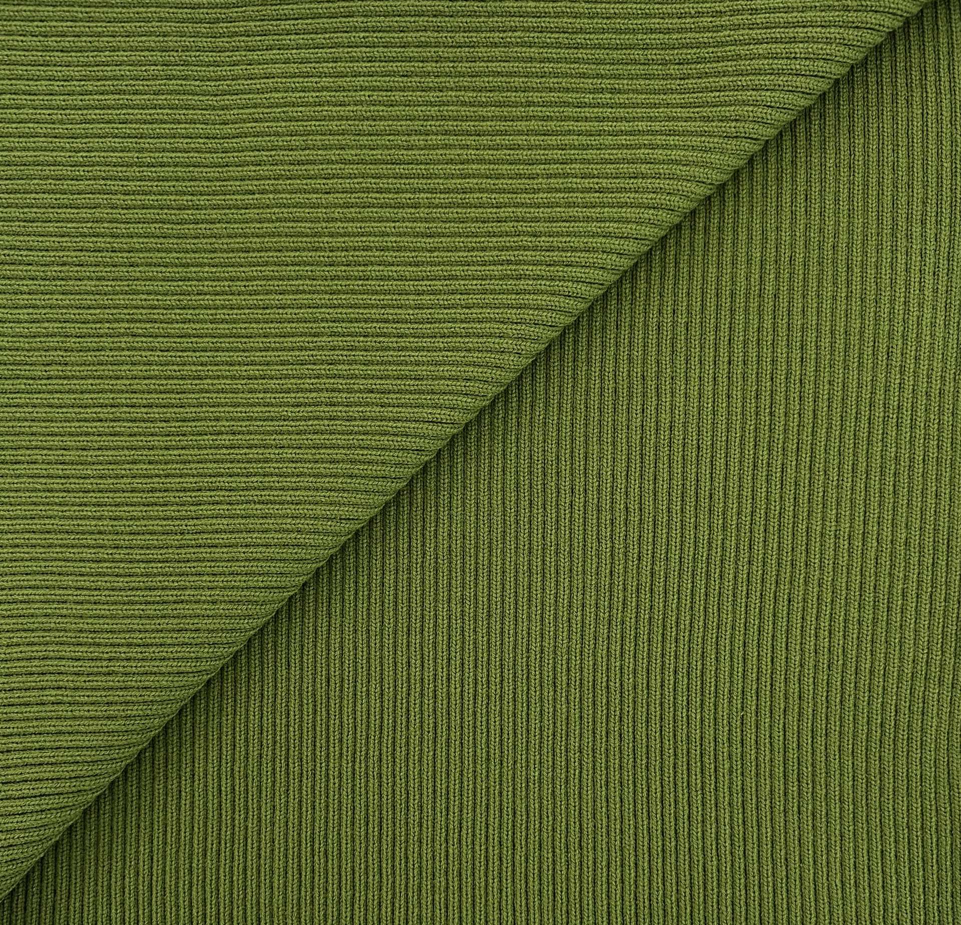Made In The USA Acrylic Rib Knit in Chive
