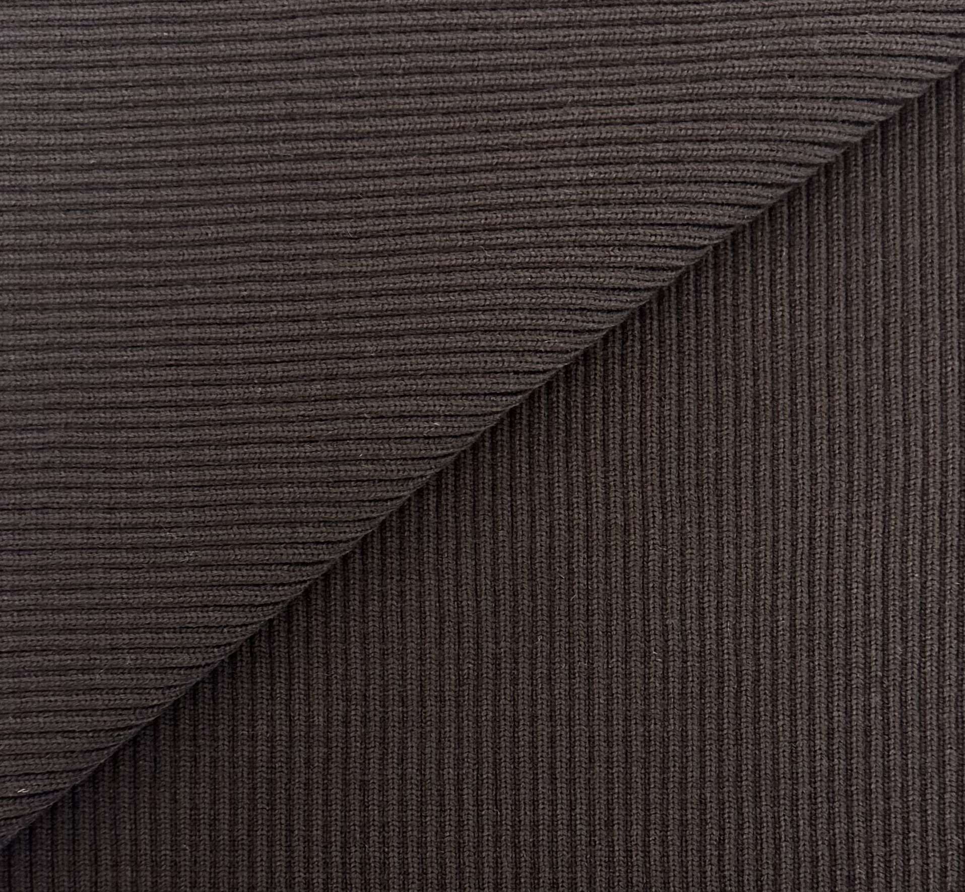 Made In The USA Acrylic Rib Knit in Brown
