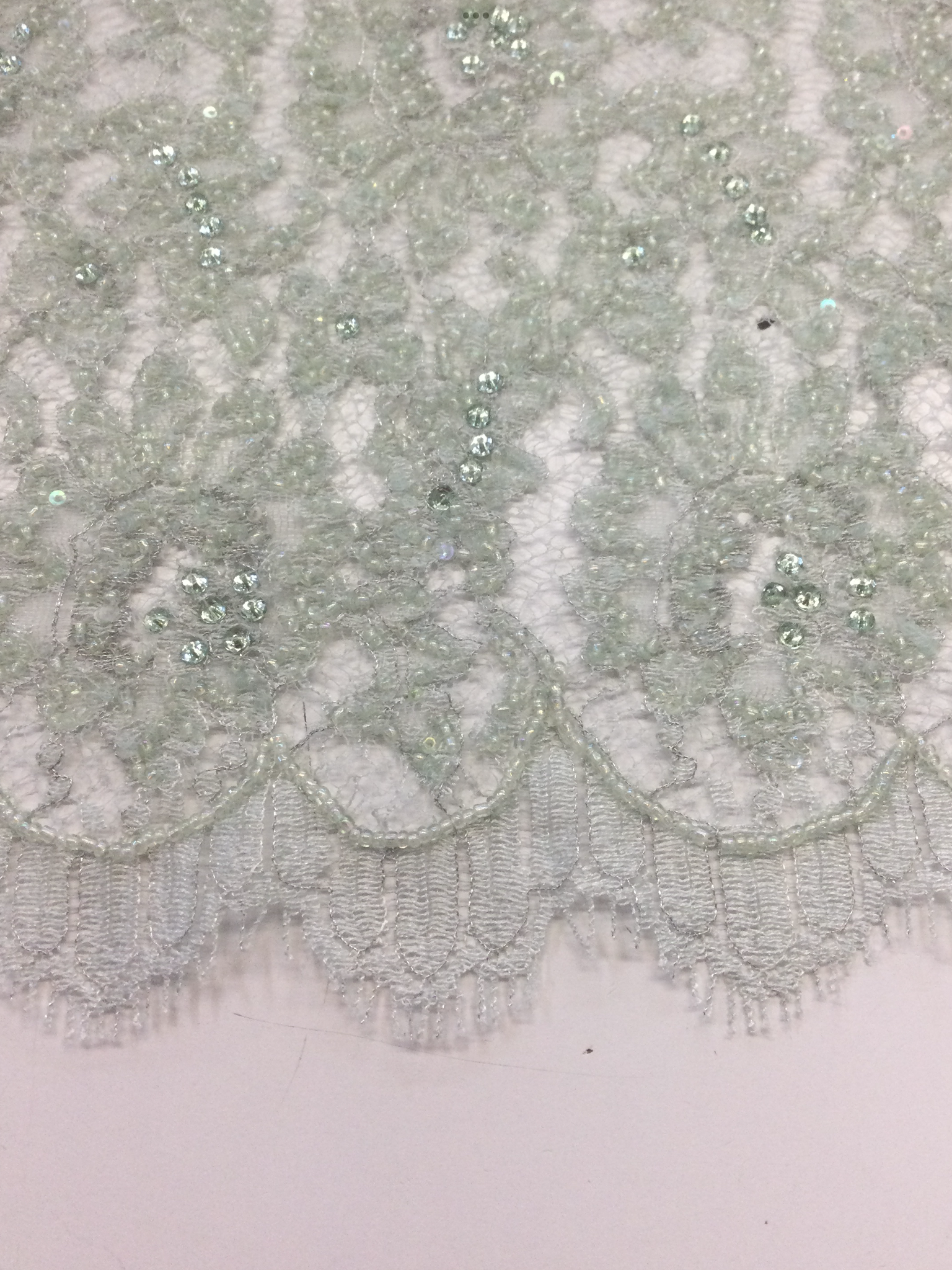 Beaded Chantilly Lace