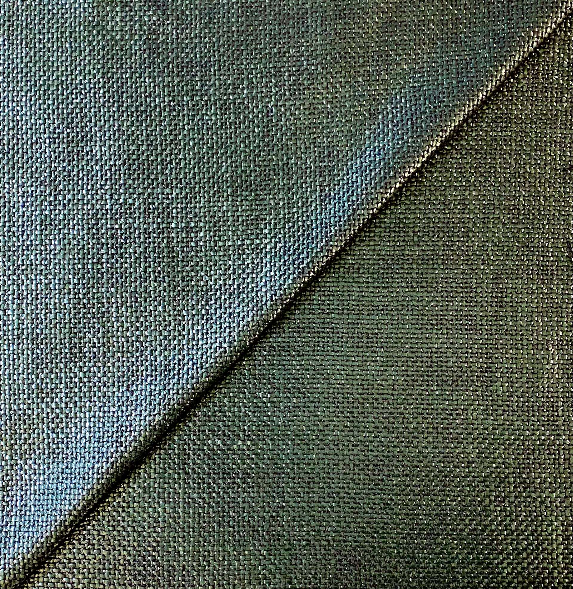 Metallic Coated Wool Tweed