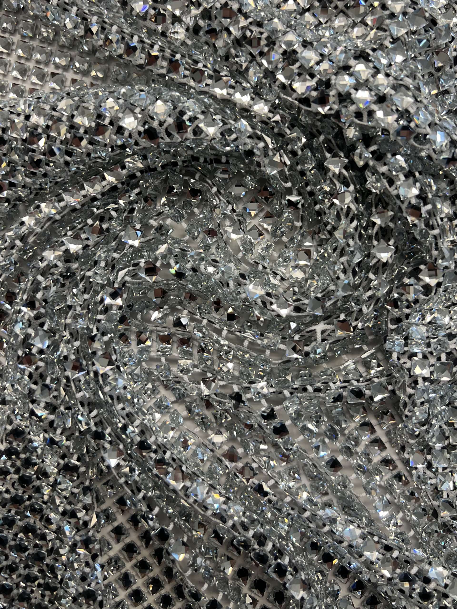 Princess Crystal Mesh in Silver