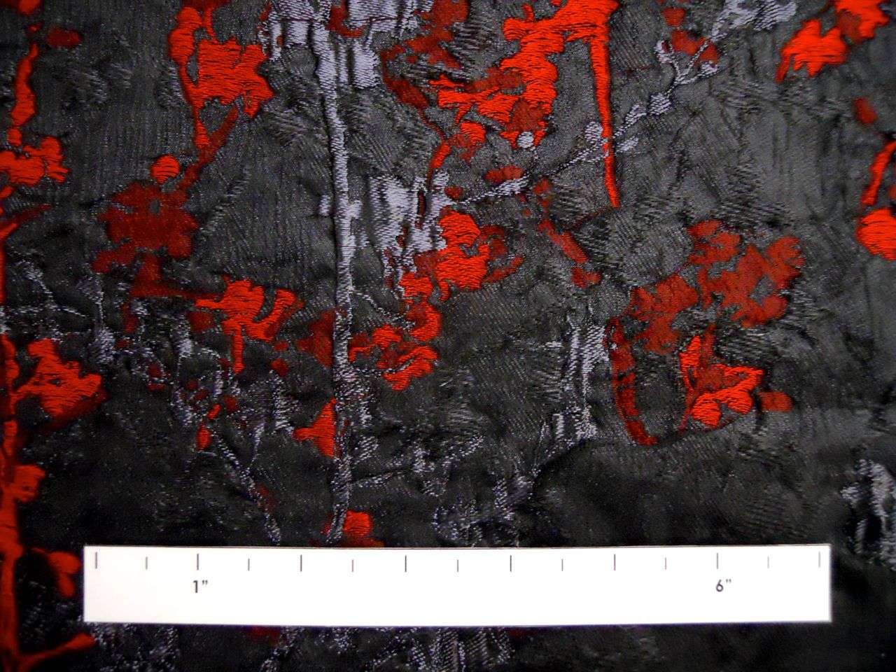 Metallic Silk Blend Lamé Organza Cloqué Panel