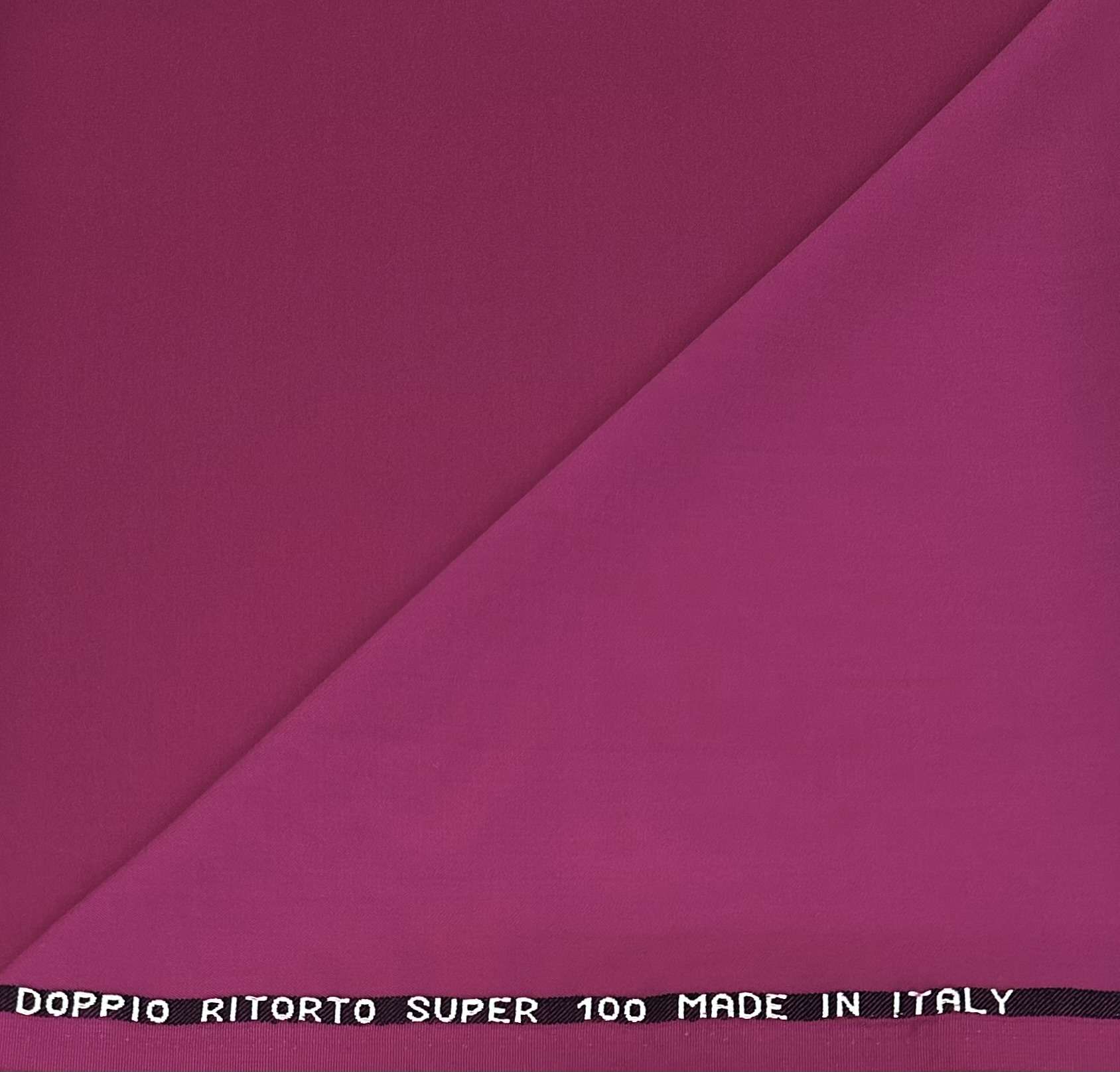 Italian Virgin Wool Gabardine Super 100's in Raspberry