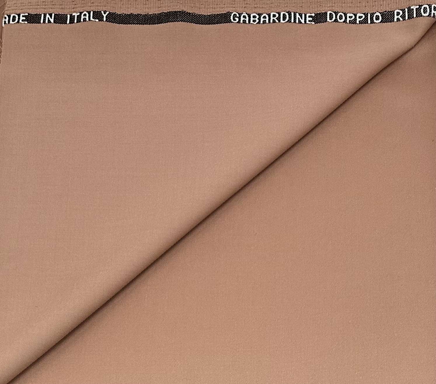 Italian Virgin Wool Gabardine Super 100's in Flesh