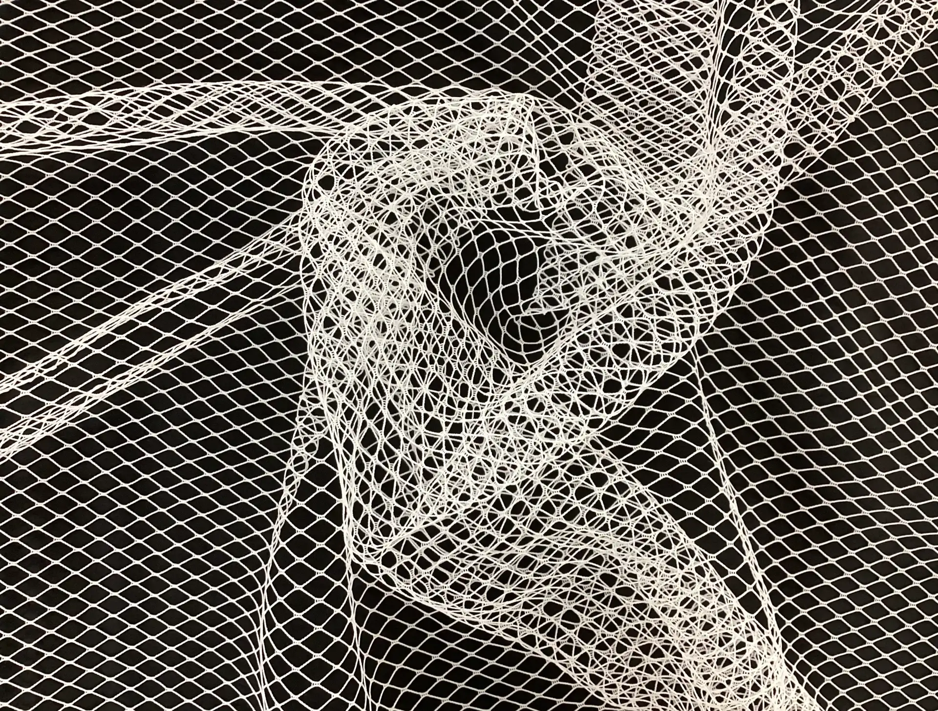 Nylon Fishnet in Vanilla 