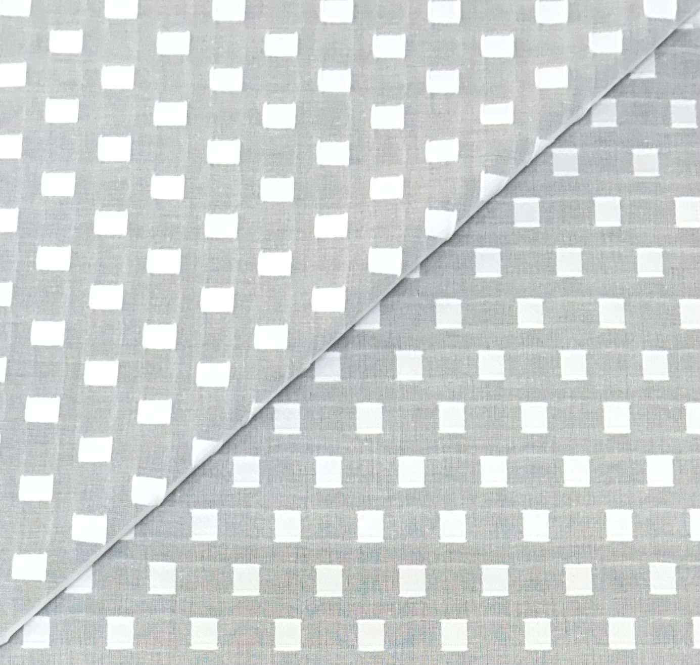 Swiss Cotton Voile Fil Coupe in White