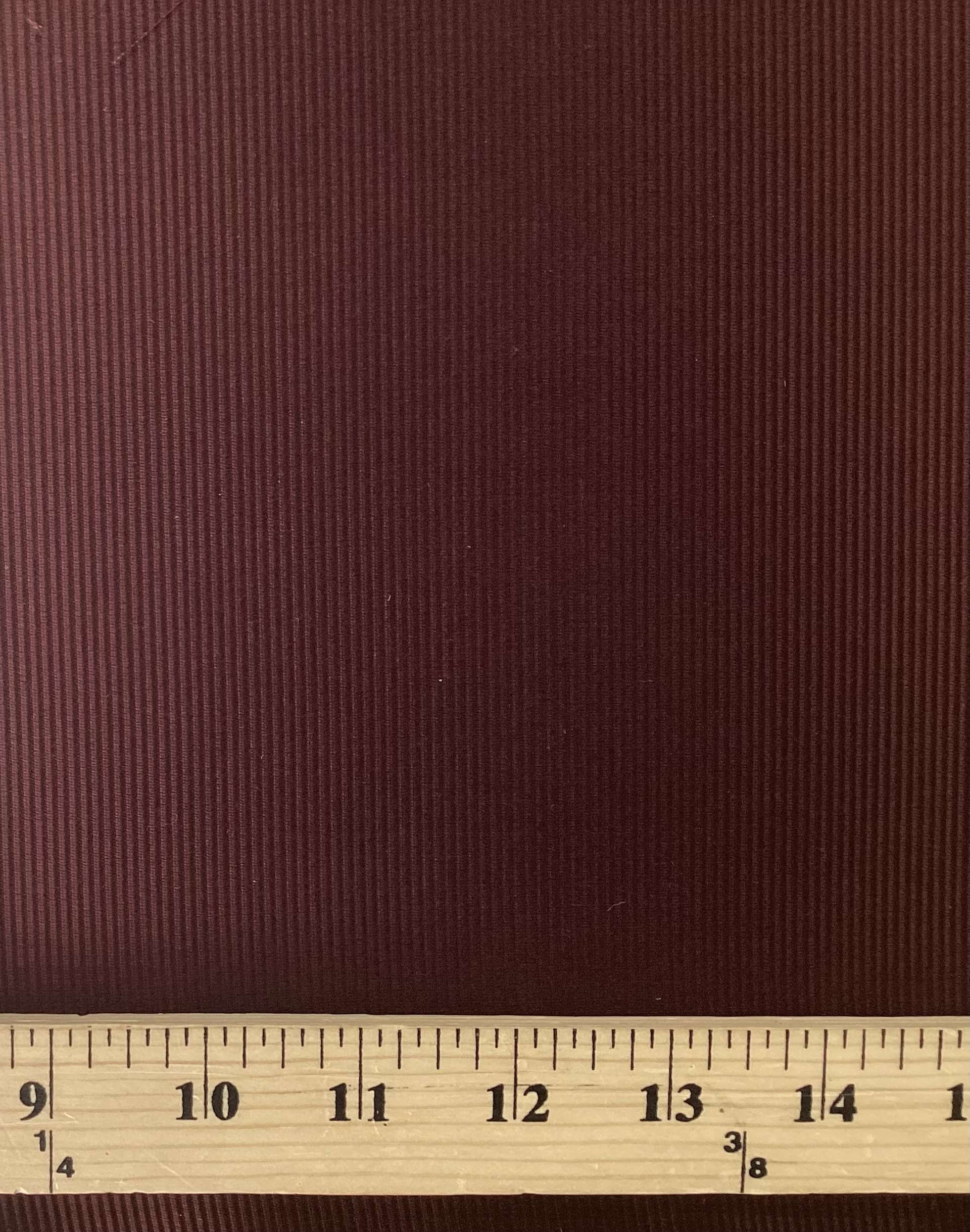 Made in Italy Pure Silk Tissue Faille in Bordeaux