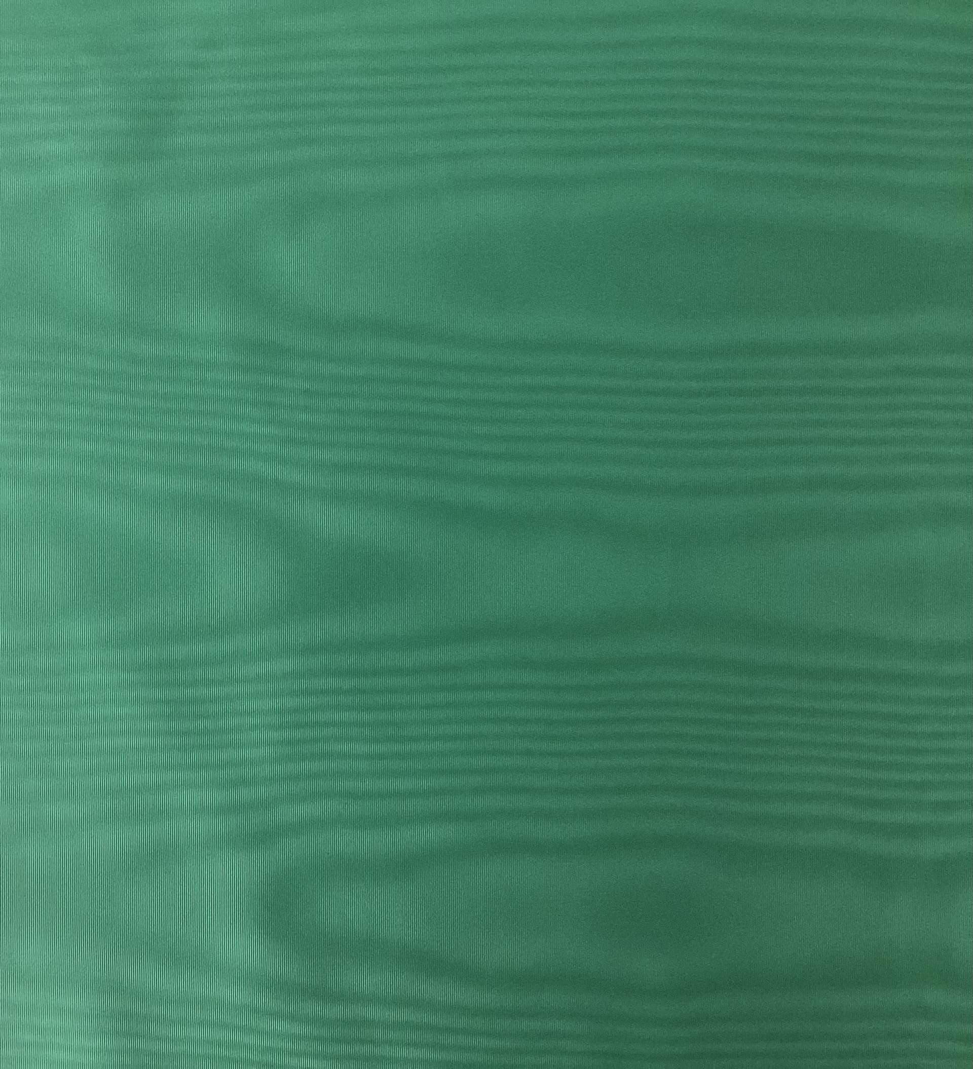 Made in Italy Moire Faille Polyester in Emerald