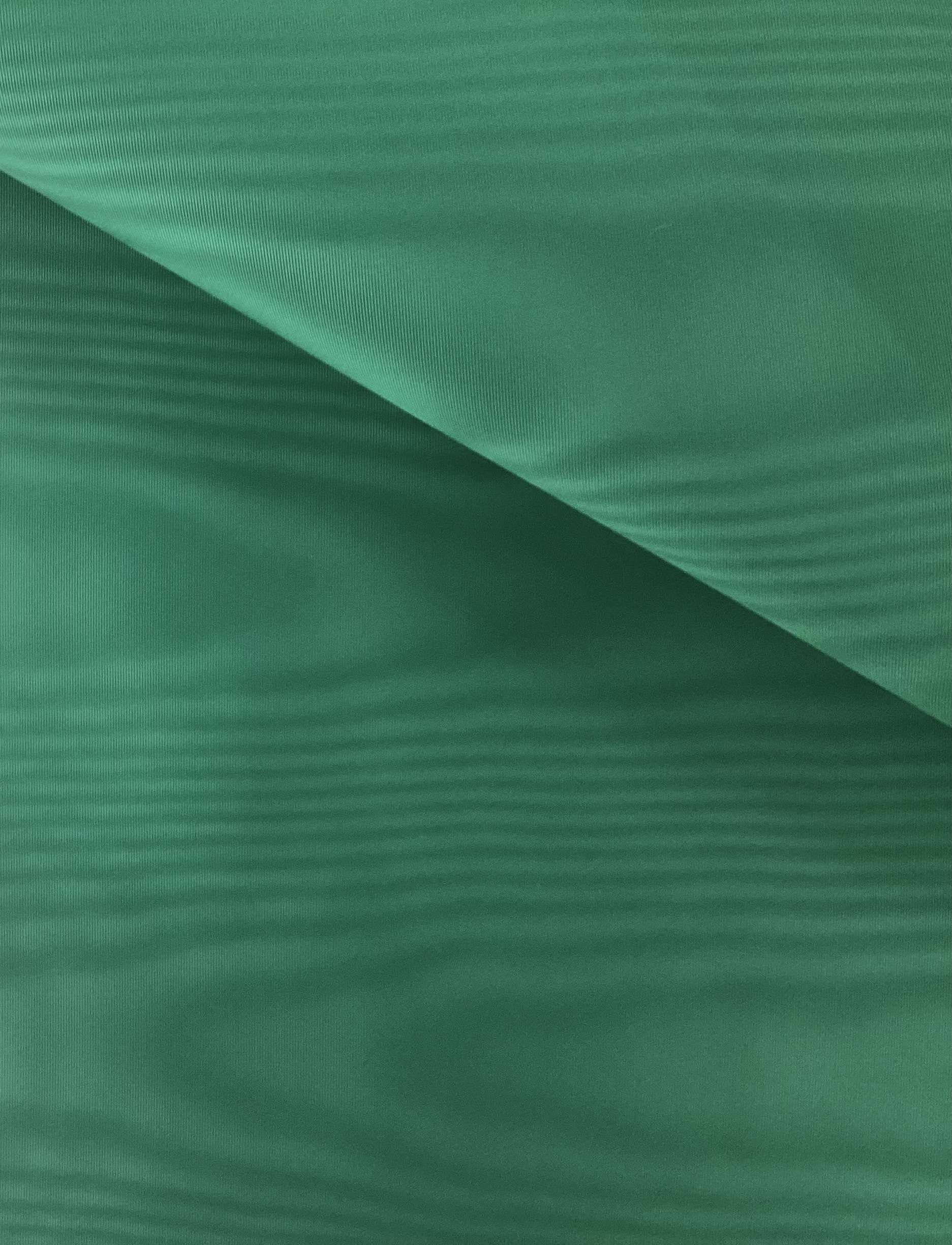 Made in Italy Moire Faille Polyester in Emerald
