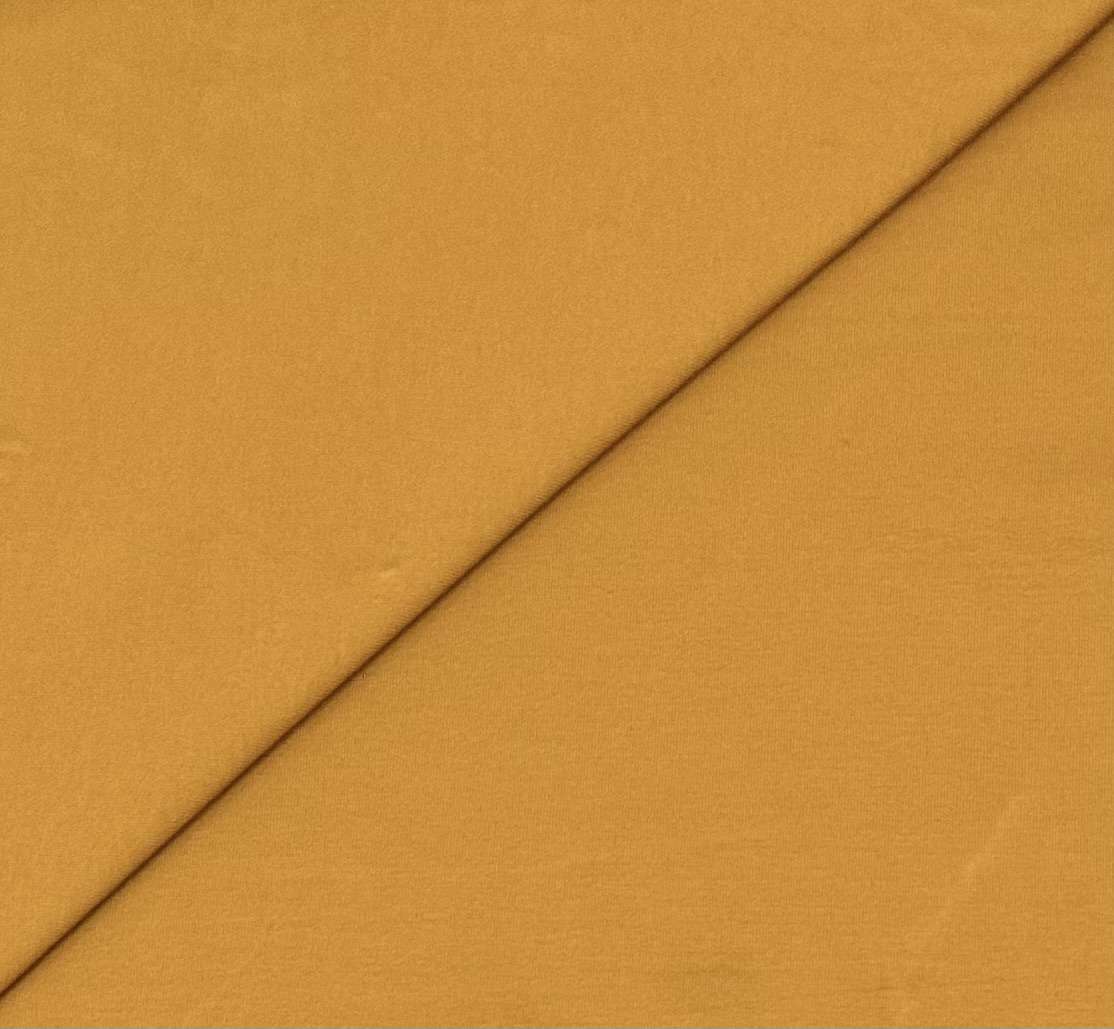 Sustainable Cotton Spandex Jersey in Mustard