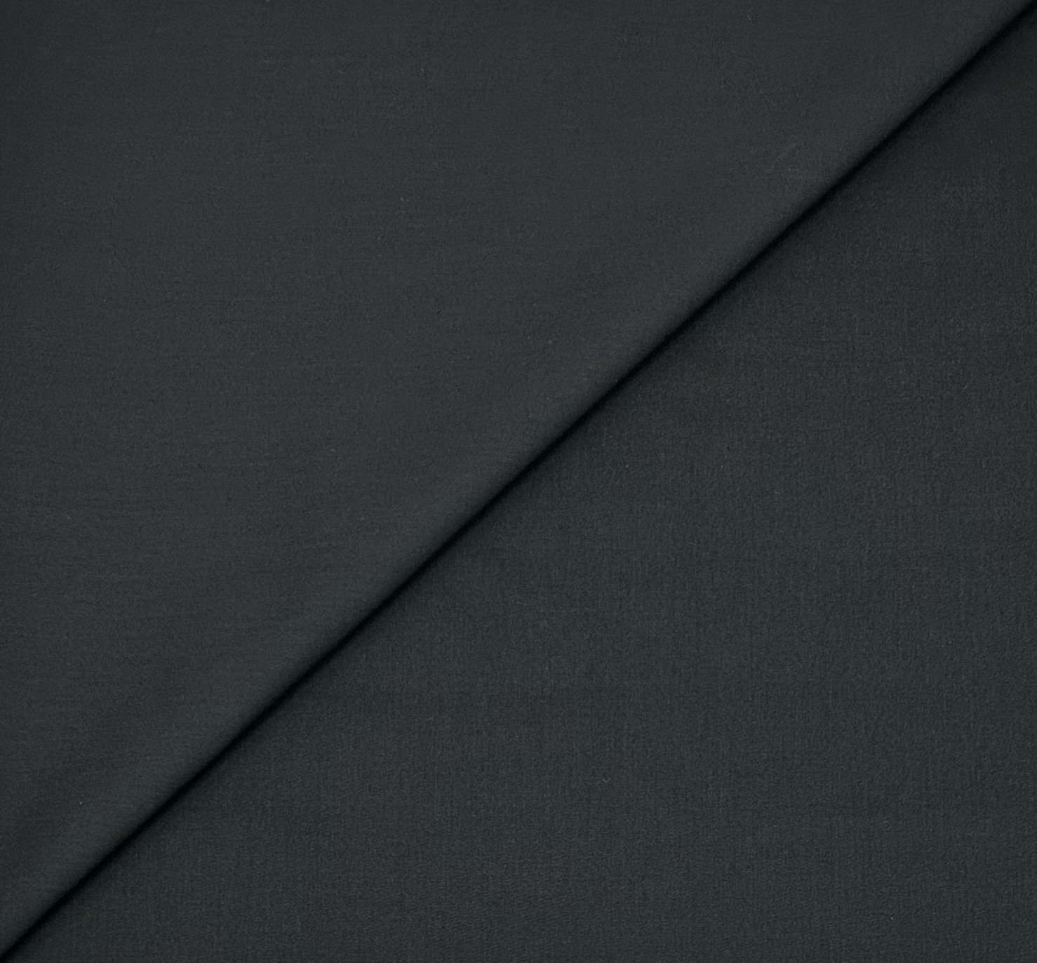 Poly Cotton Blend Broadcloth in Black