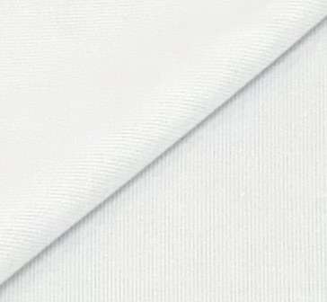 Cotton Pima Wale Pique in White