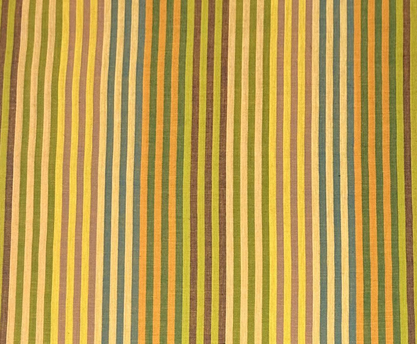 Woven Cotton Voile Stripe in Sunshine