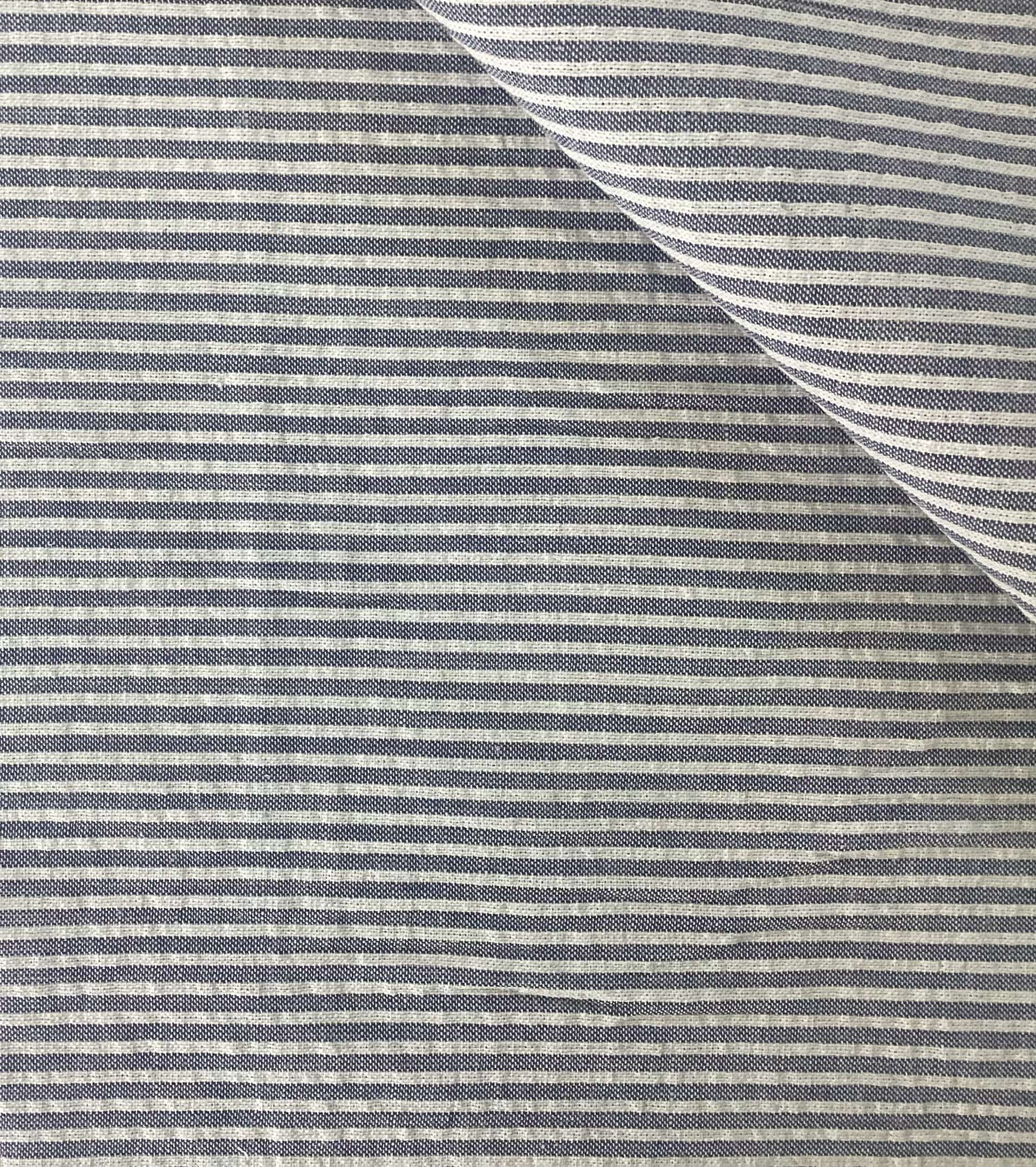 Seersucker Stripe in Indigo