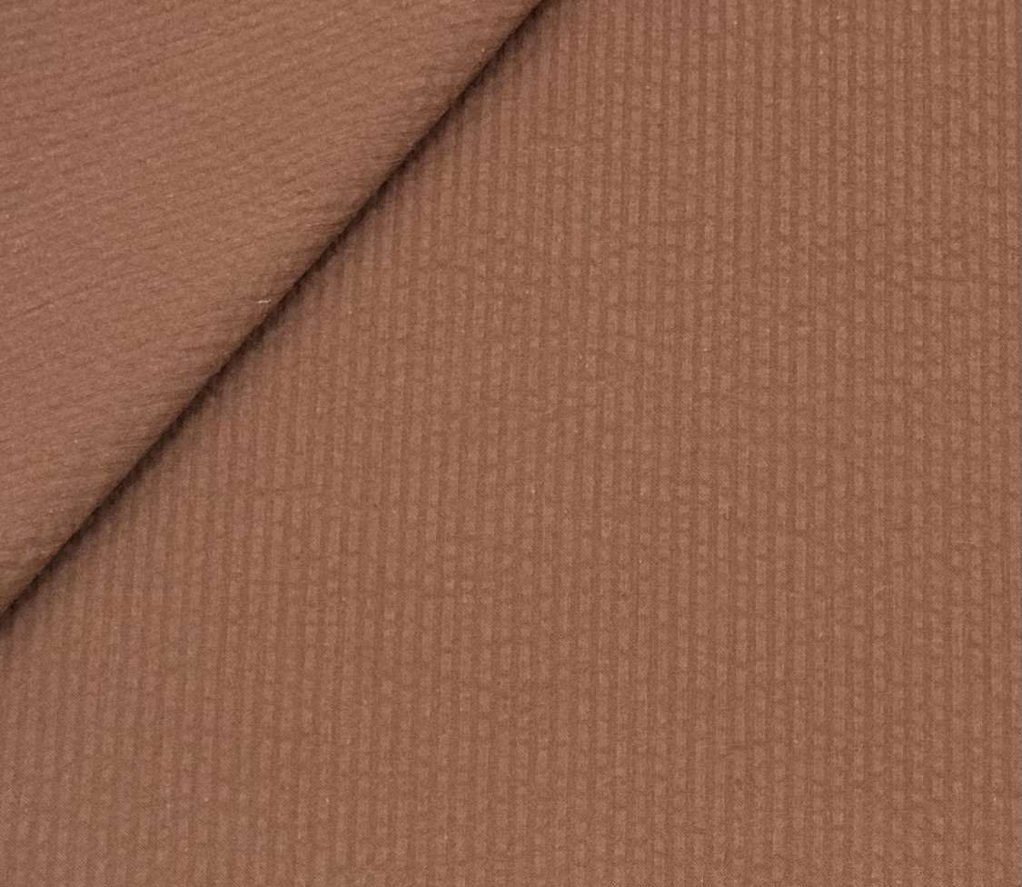 Japanese Cotton Seersucker in Rust