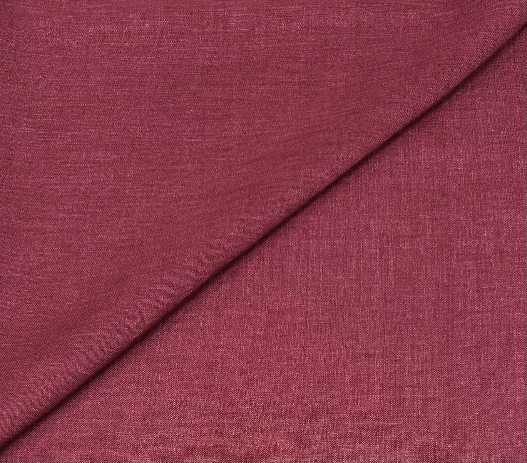 Belgian Washed Linen in Cerise