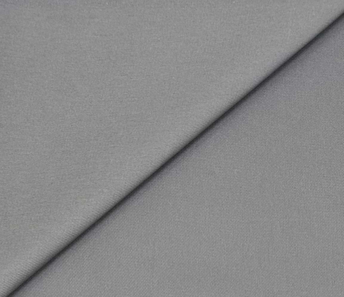 Organic Japanese Cotton Twill in Medium Grey