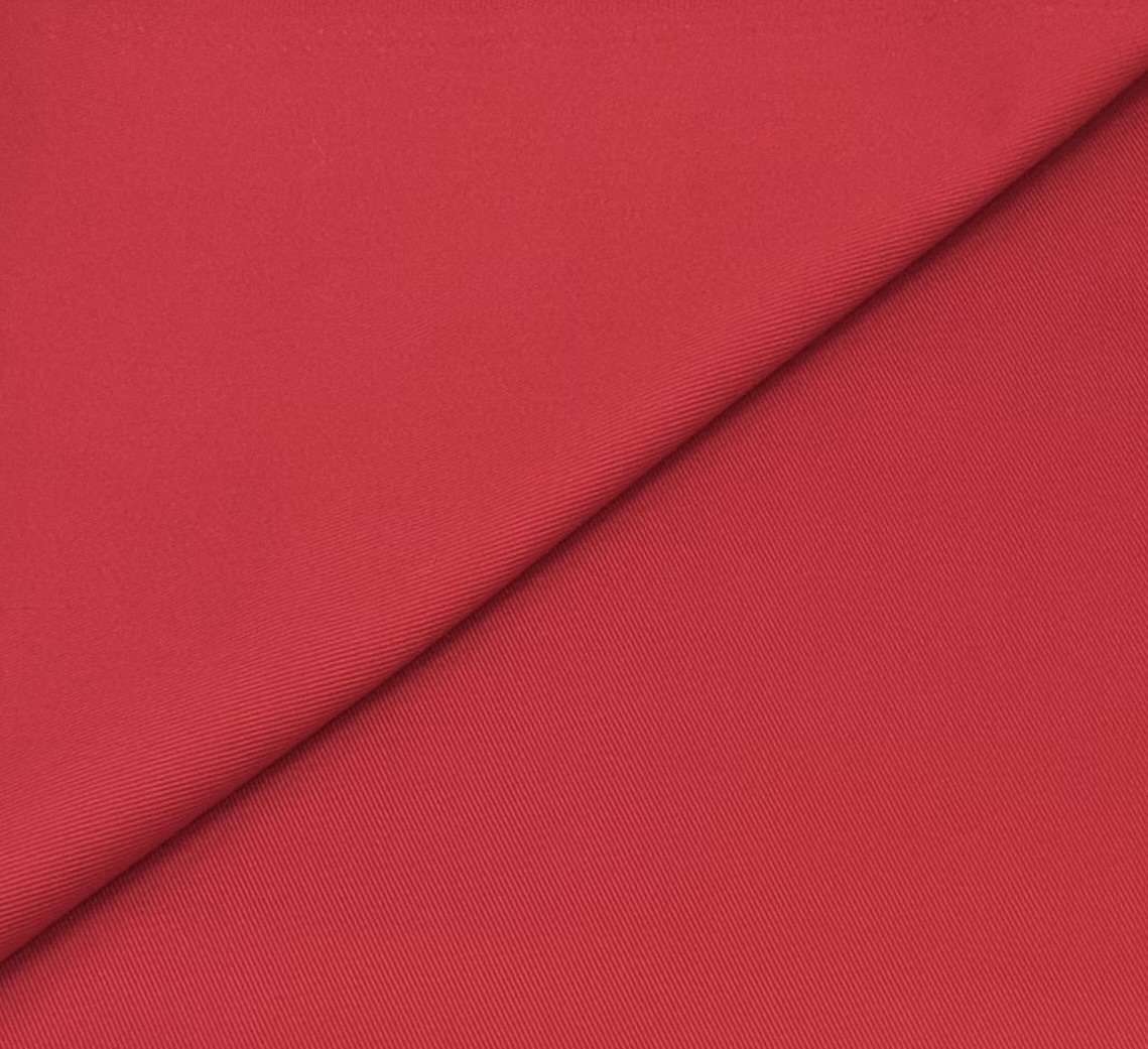 Organic Japanese Cotton Twill in Red