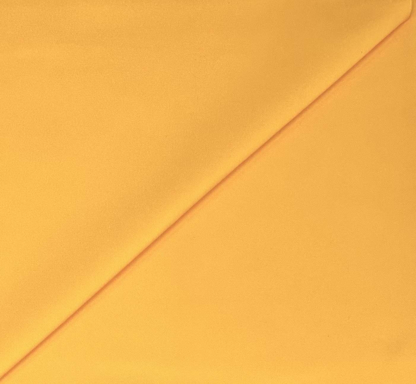 Organic Japanese Cotton Twill in Sunflower Yellow