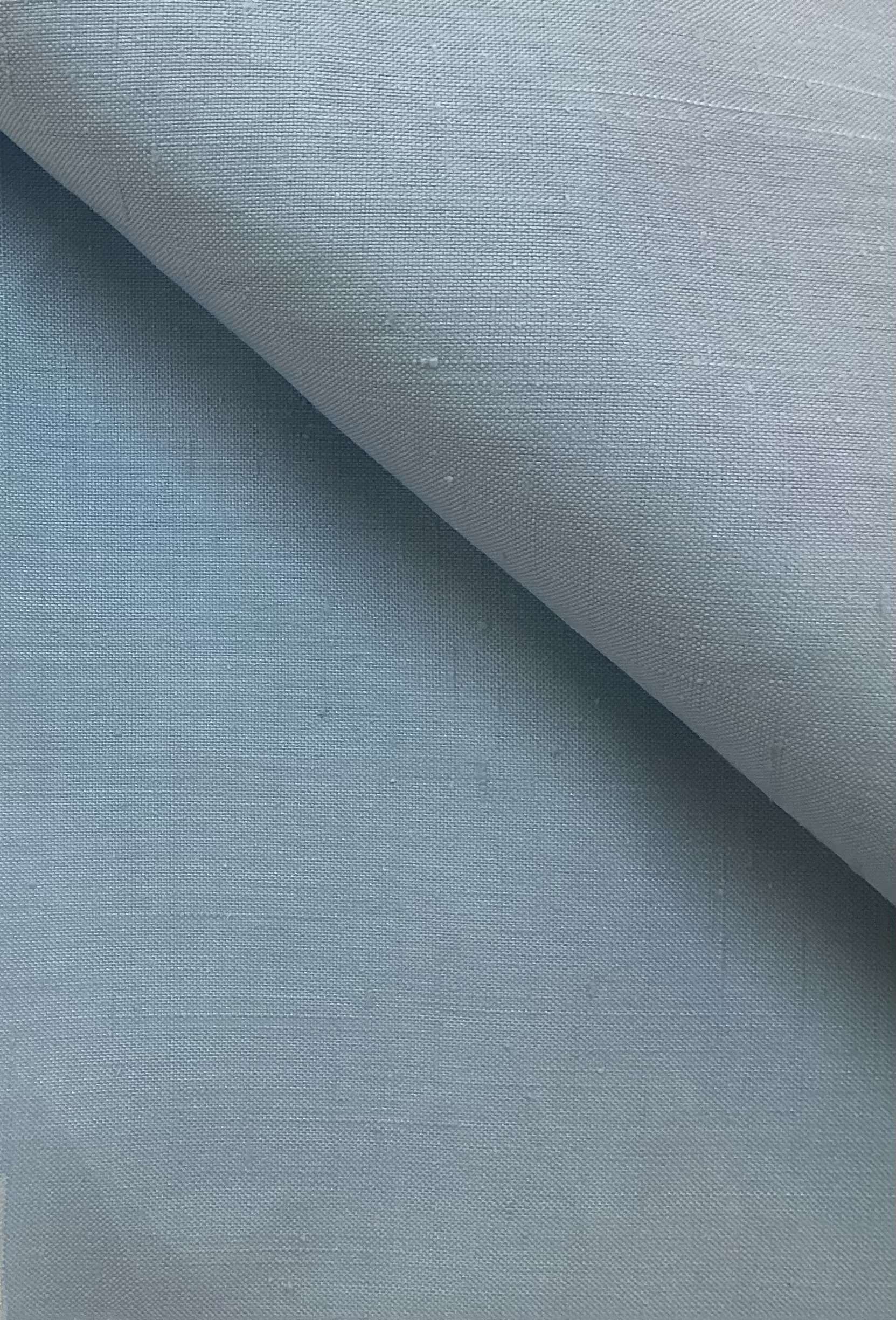Made in Italy 100% Silk Duppioni in Sky