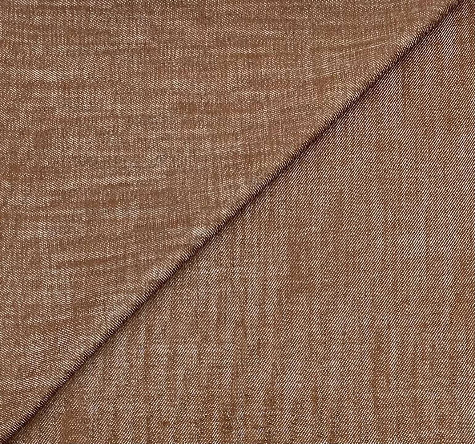Italian Cotton Denim in Cinnamon