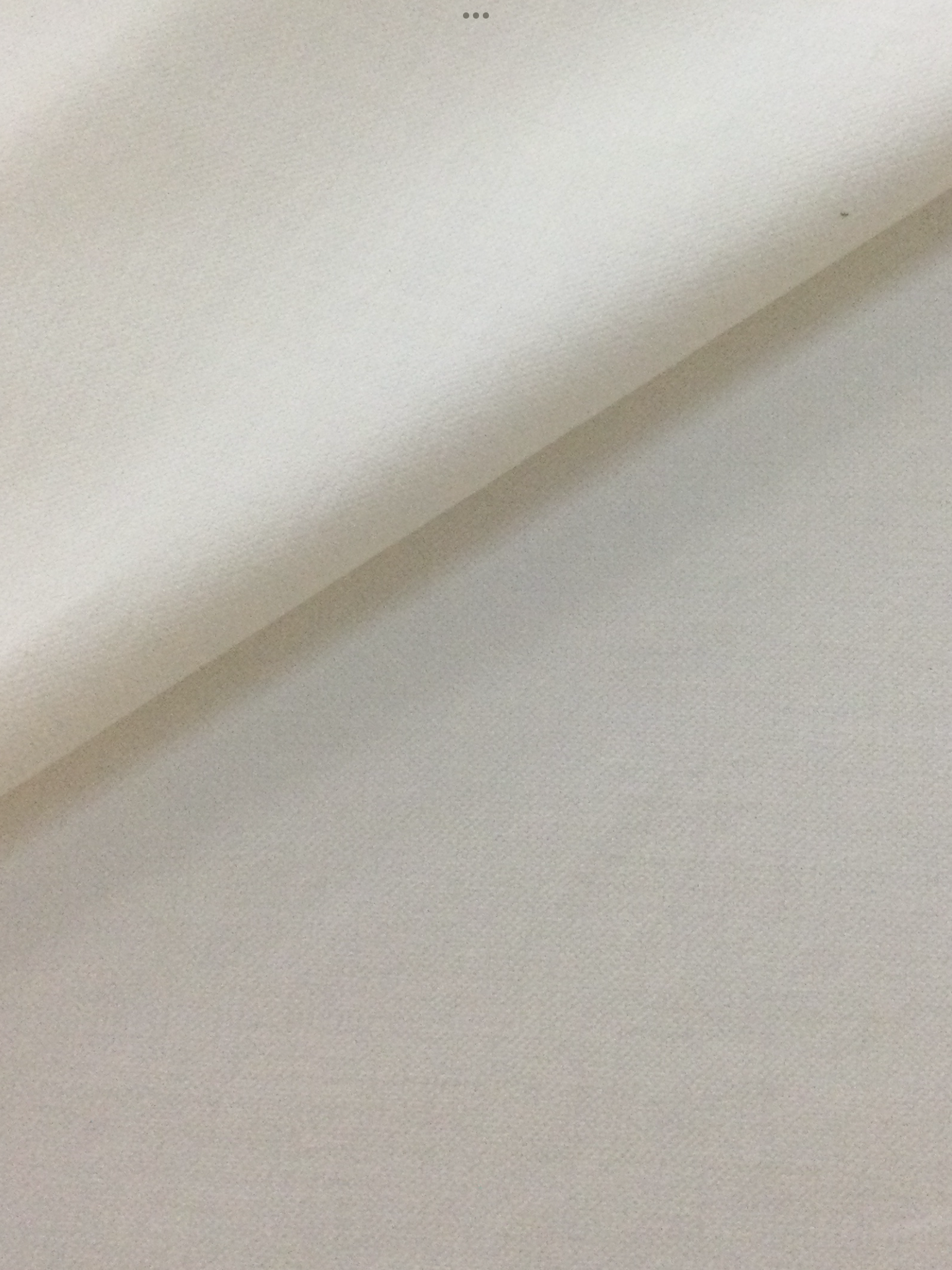 Made in Italy Recycled Upholstery Cotton in Off-White