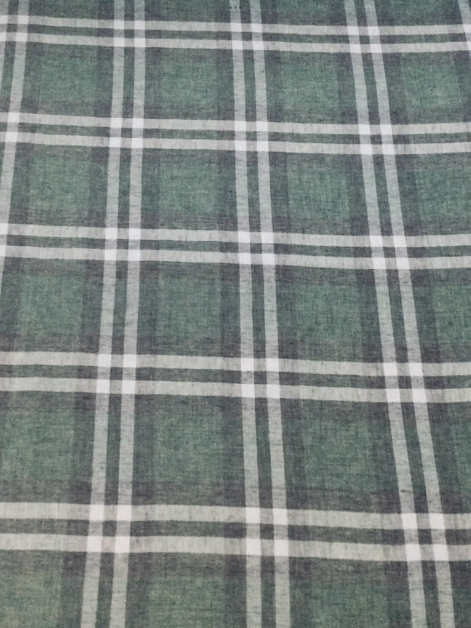 Made in Italy 100% Linen Plaid