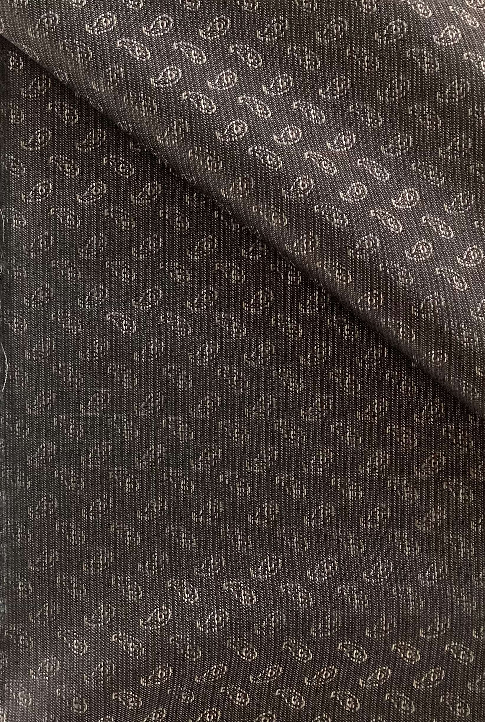 Novelty Rayon Bemberg Lining in Dark Taupe Grey