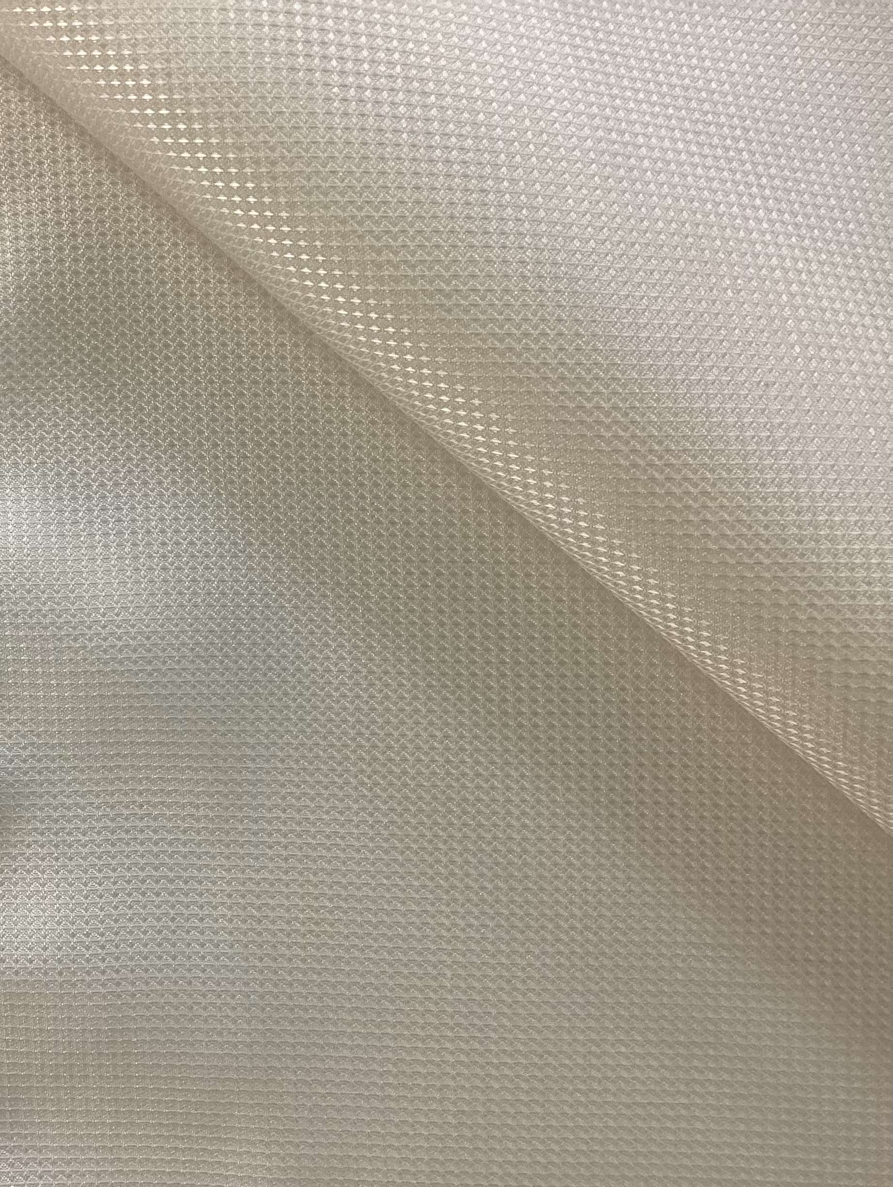 Italian Vintage Silk Oxford Pique in Off White