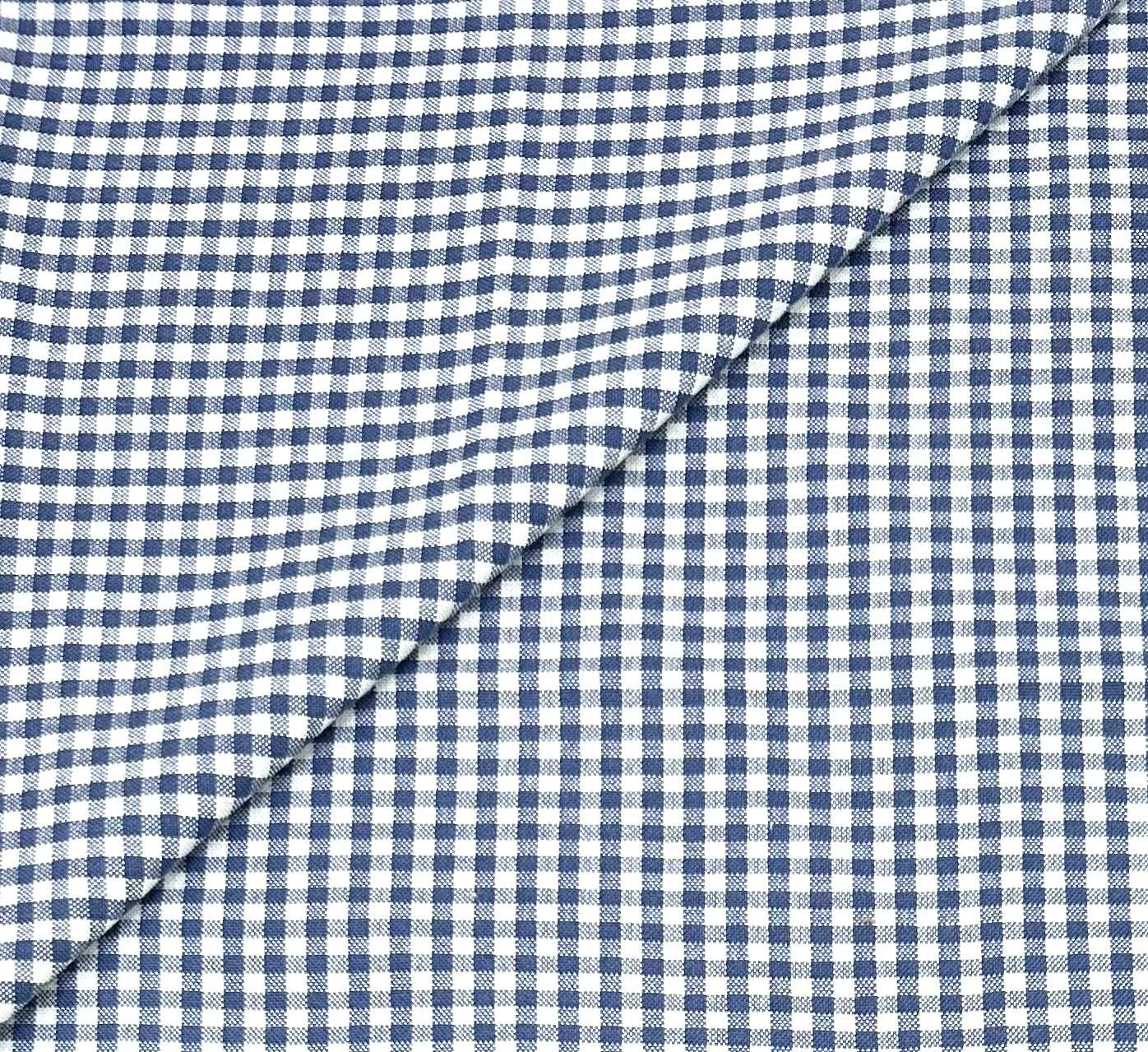 Cotton Gingham in Denim
