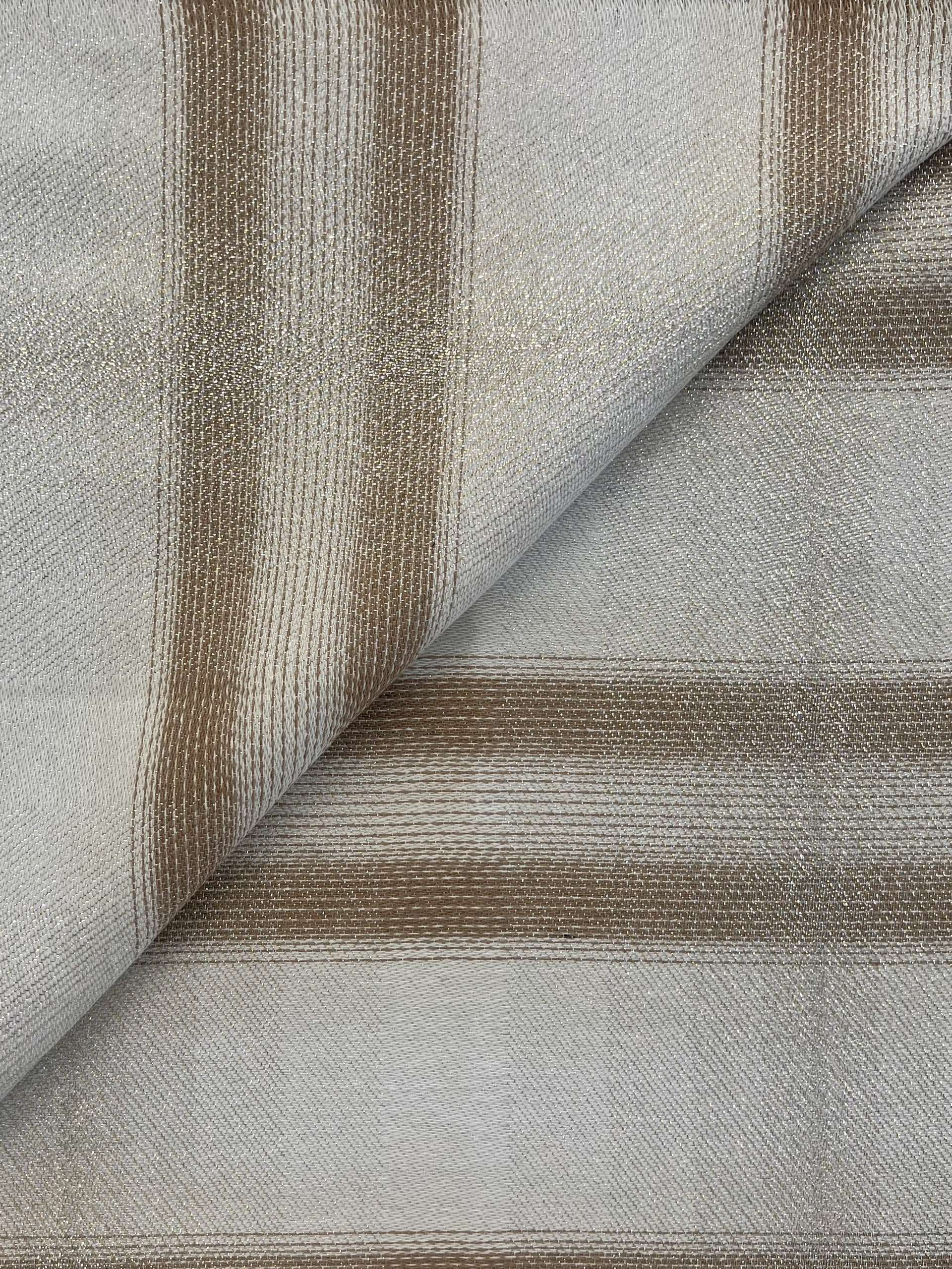 Cotton Lurex Horizontal Stripe