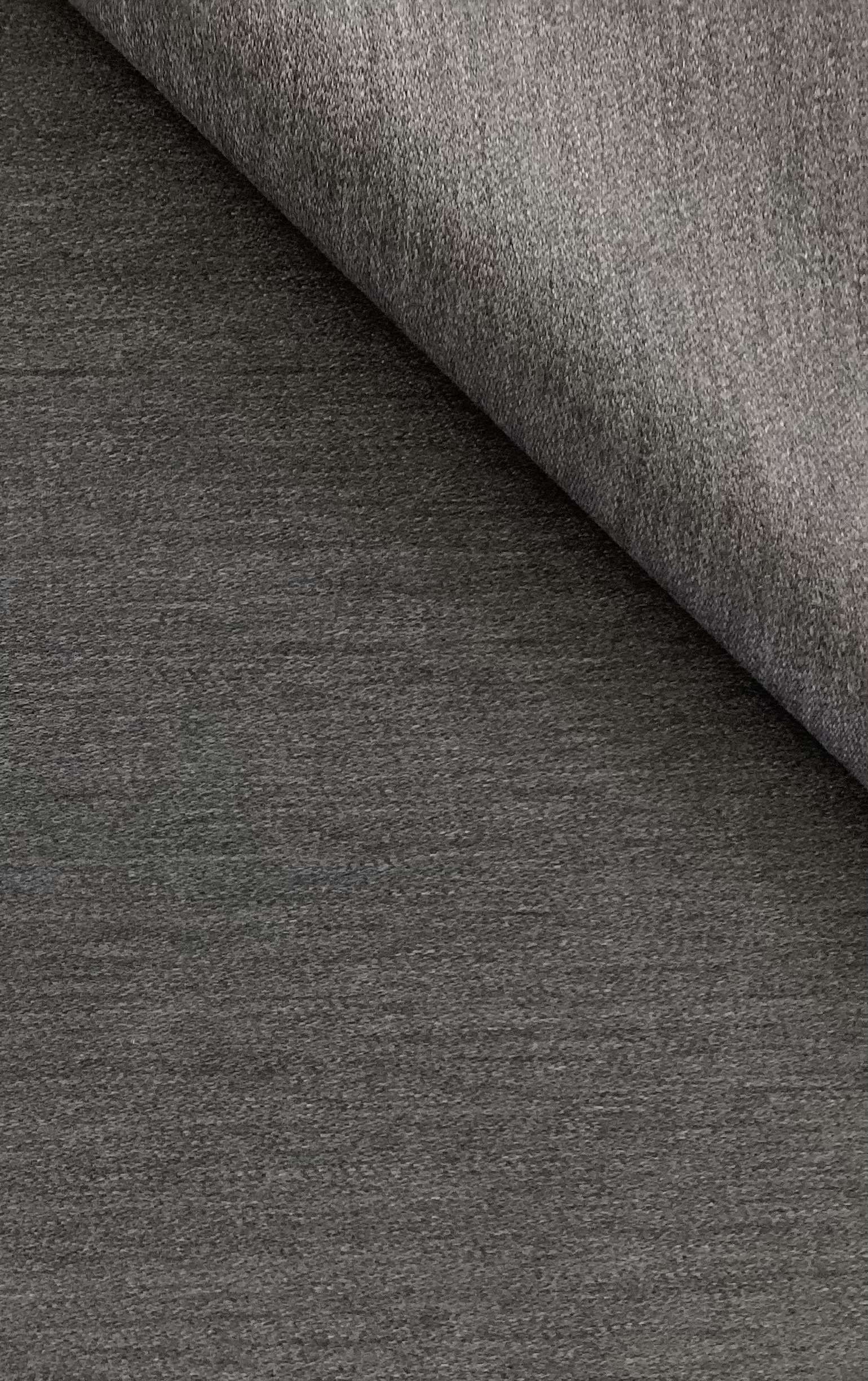 Wool Satin Suiting in Storm