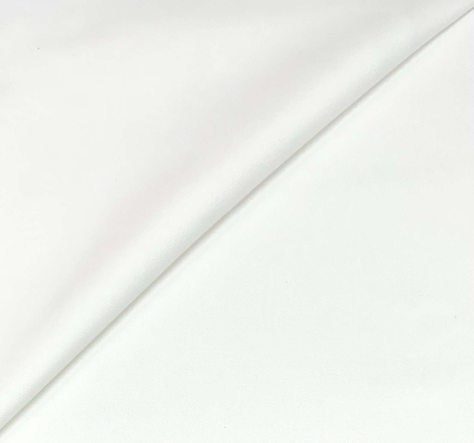 10 oz Brushed Cotton Denim in White