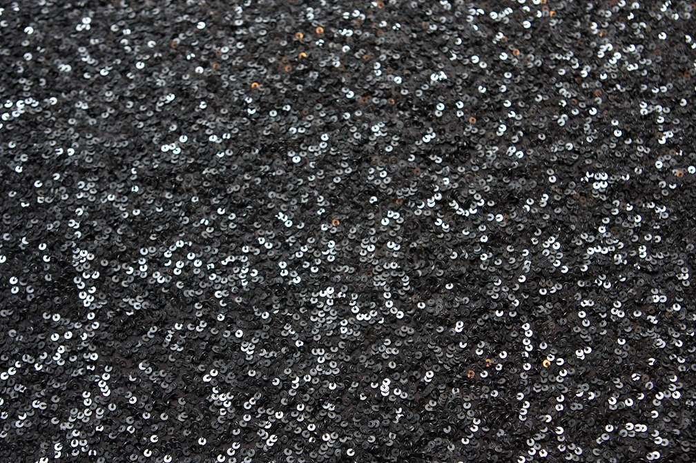 Sequins on Silk Chiffon0