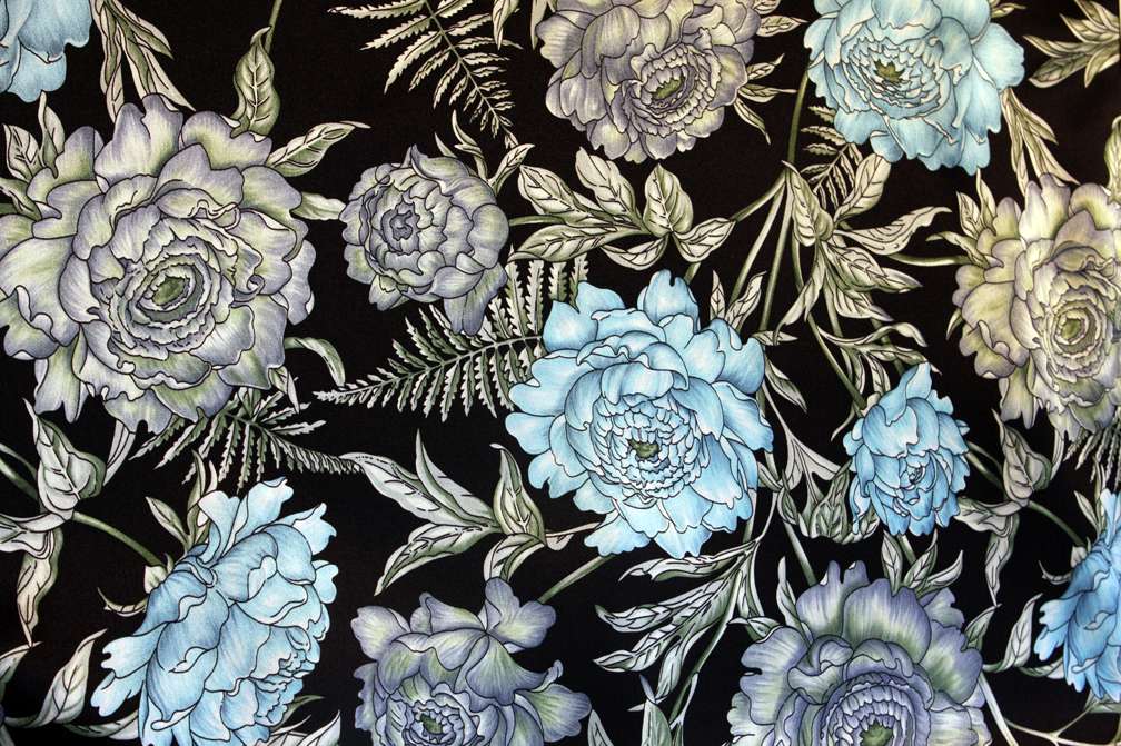 Printed Silk Charmeuse1