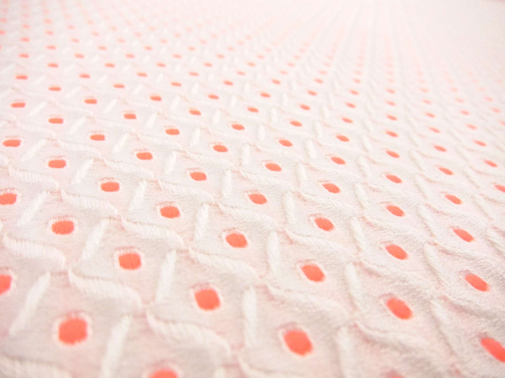 Cotton Blend Brocade (in Neon Red)2